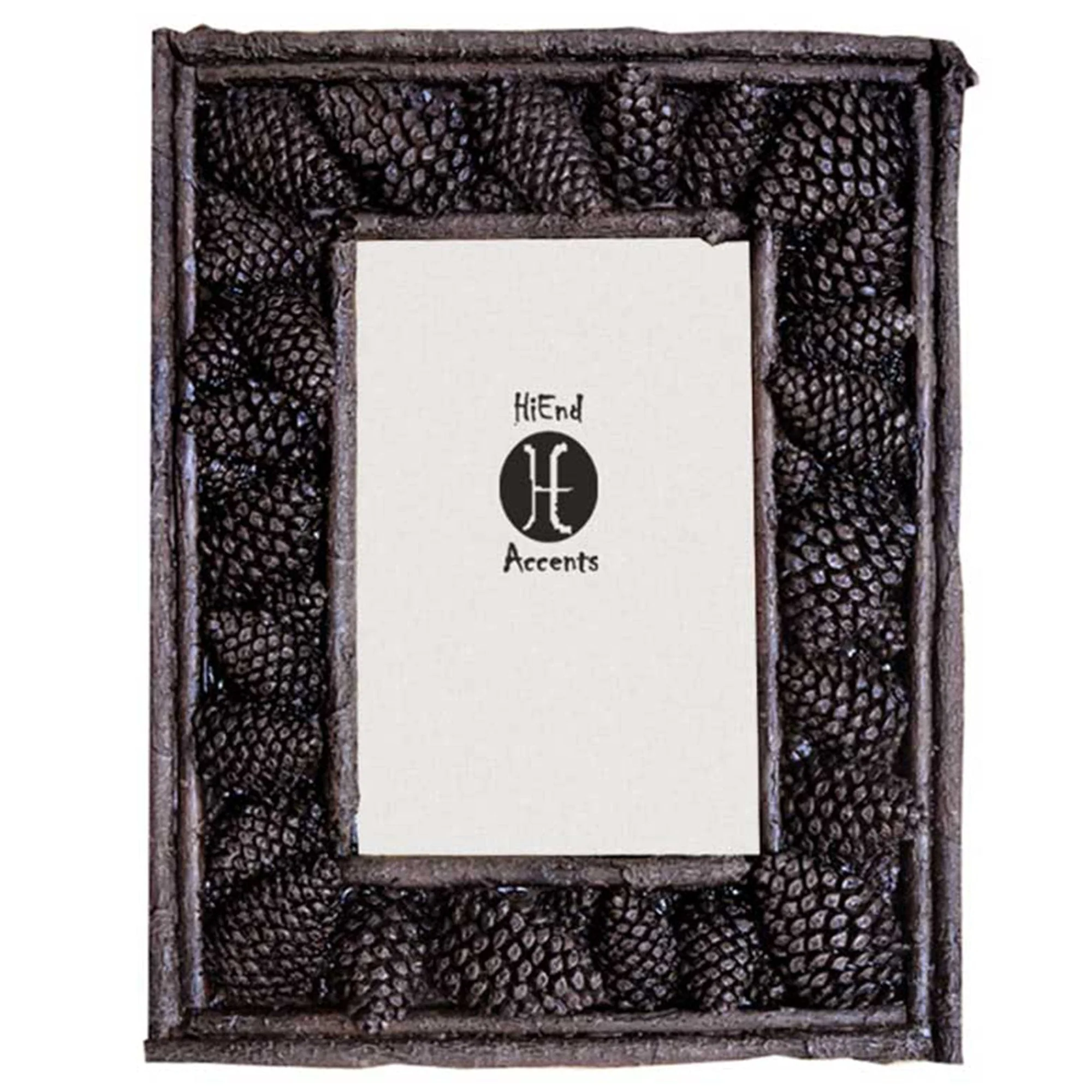 Next-Generation Carved Pine Cone Picture Frame Authentic