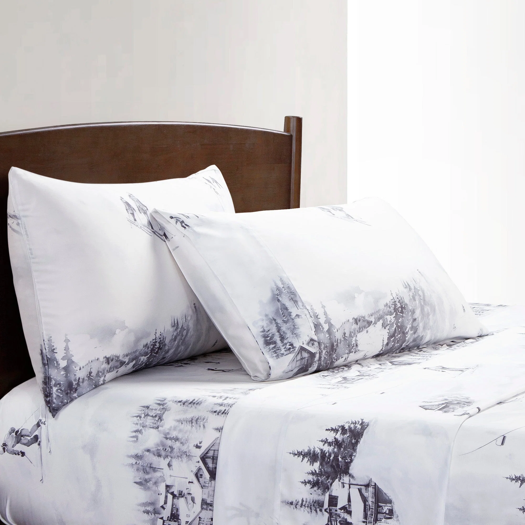 Authentic Ski Life Eucalyptus Sheet Set 3 Pc Classic