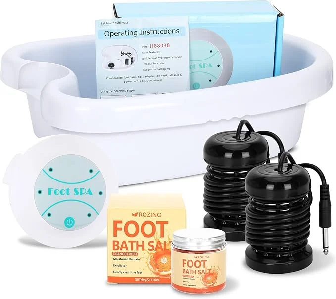 Smooth Ionic Foot Bath Detox Machine Ionic Foot Spa Detox 30 Min at Home Next-Generation