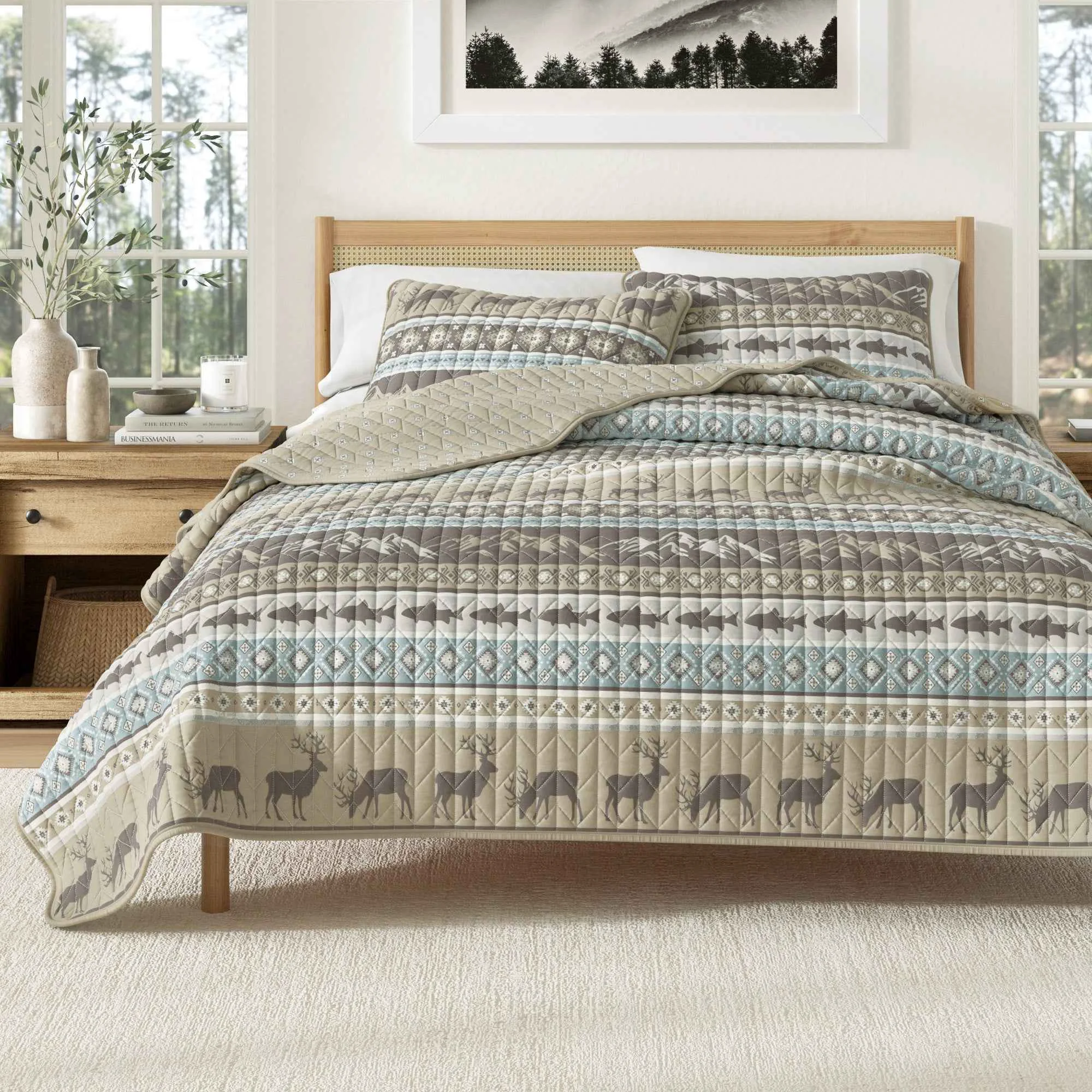 Smart 3-Piece Lodge Quilt – Yosemite Collection Clean