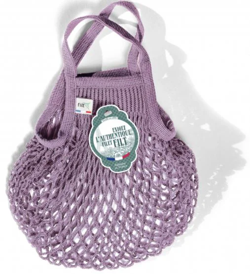 Detailed Filt Lilac Cotton Shopper Mini – 301 The a la Rose Organic