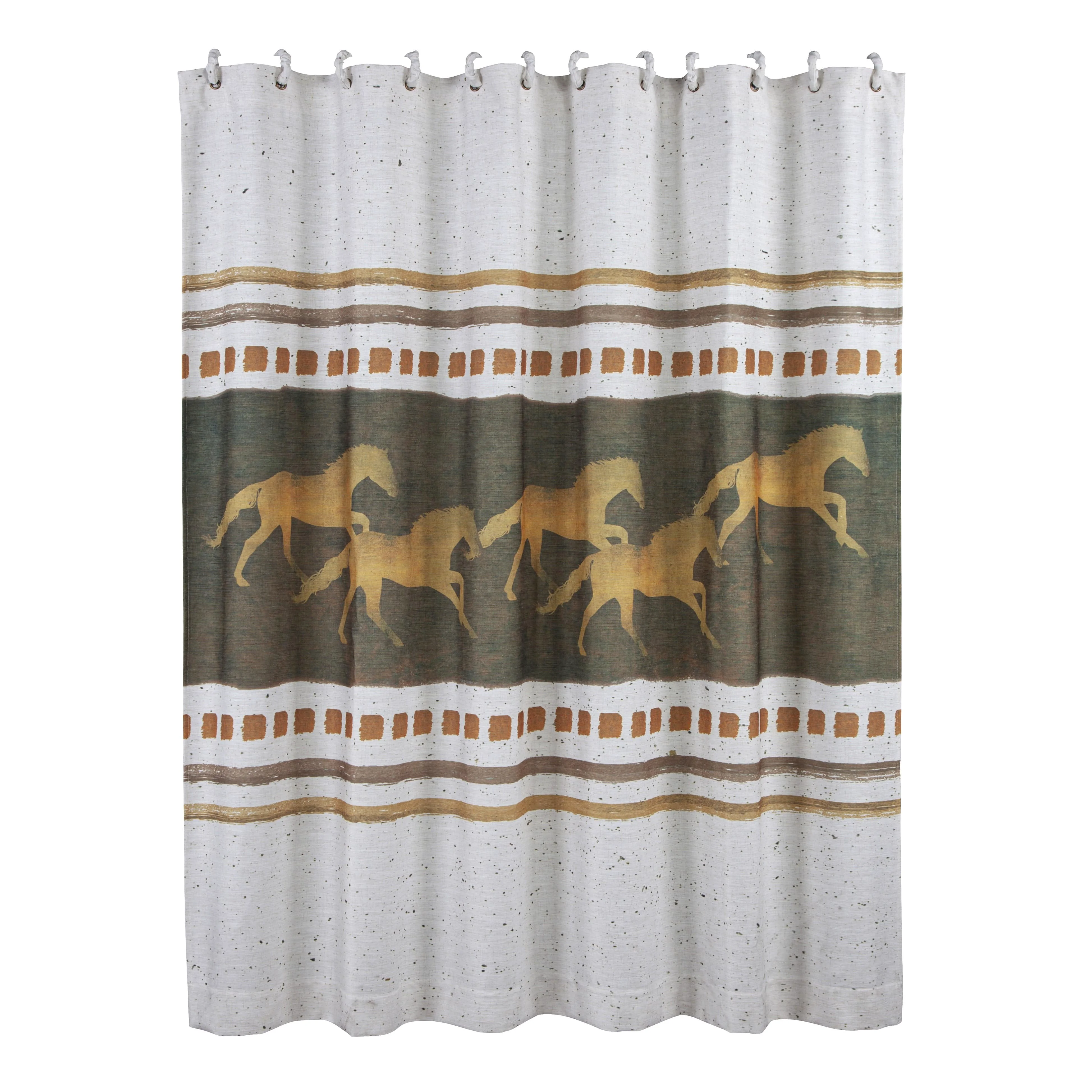 Exceptional Running Remuda Shower Curtain Contemporary