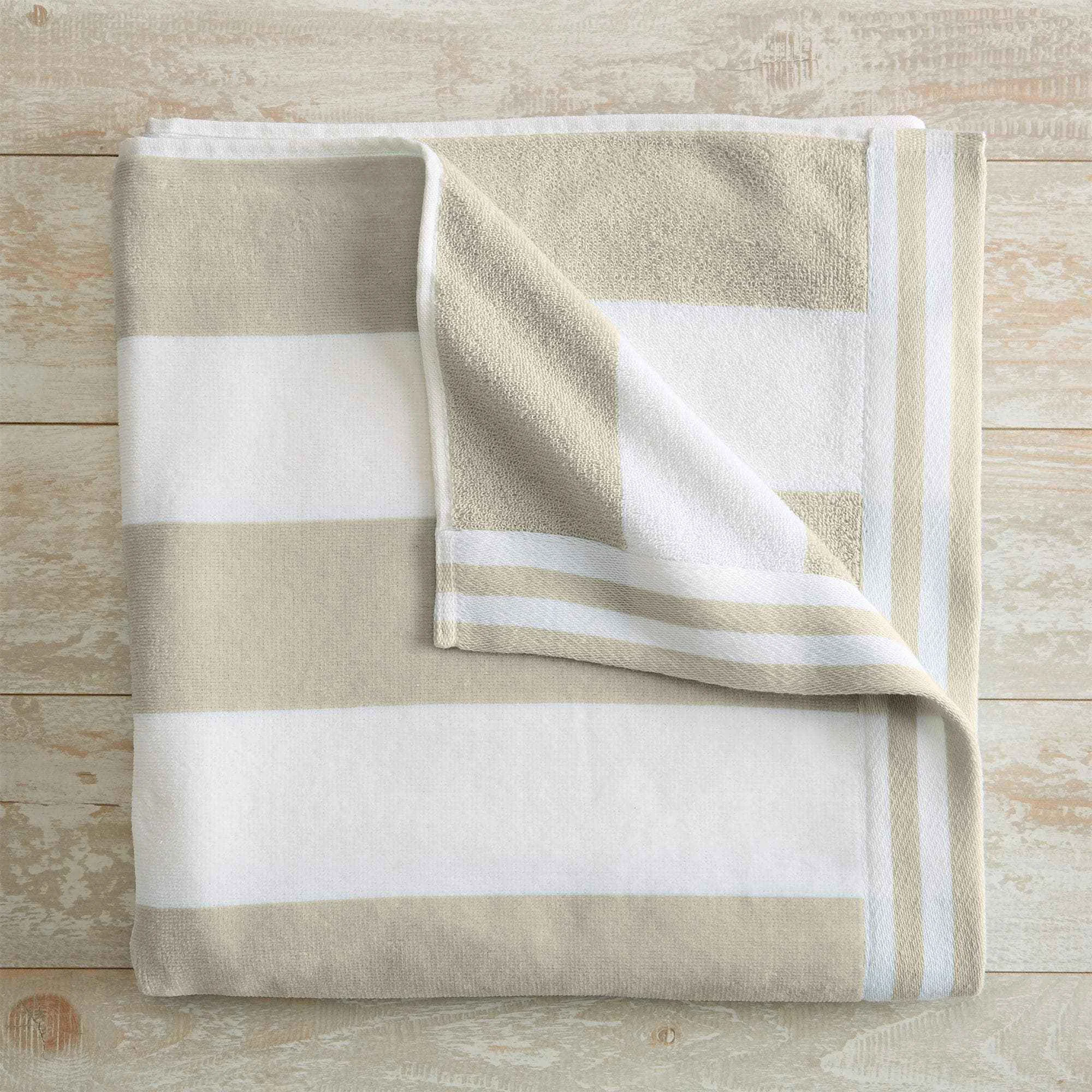 Long-Lasting Oversized Striped Cabana Beach Towel – Edgartown Collection Excellent