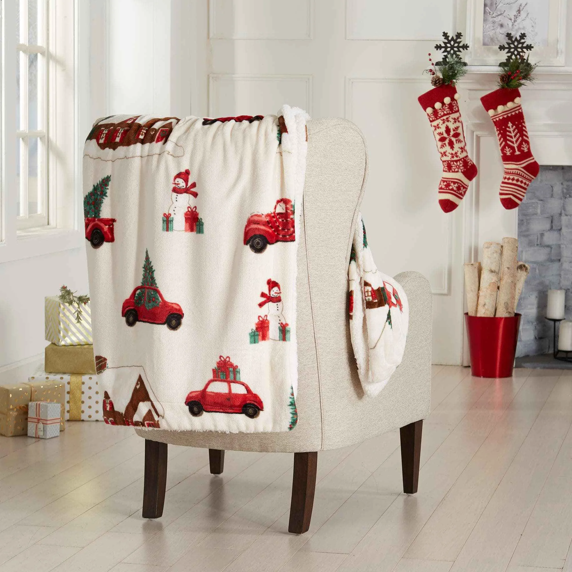 Selected Holiday Sherpa Throw – Esmay Collection Elite
