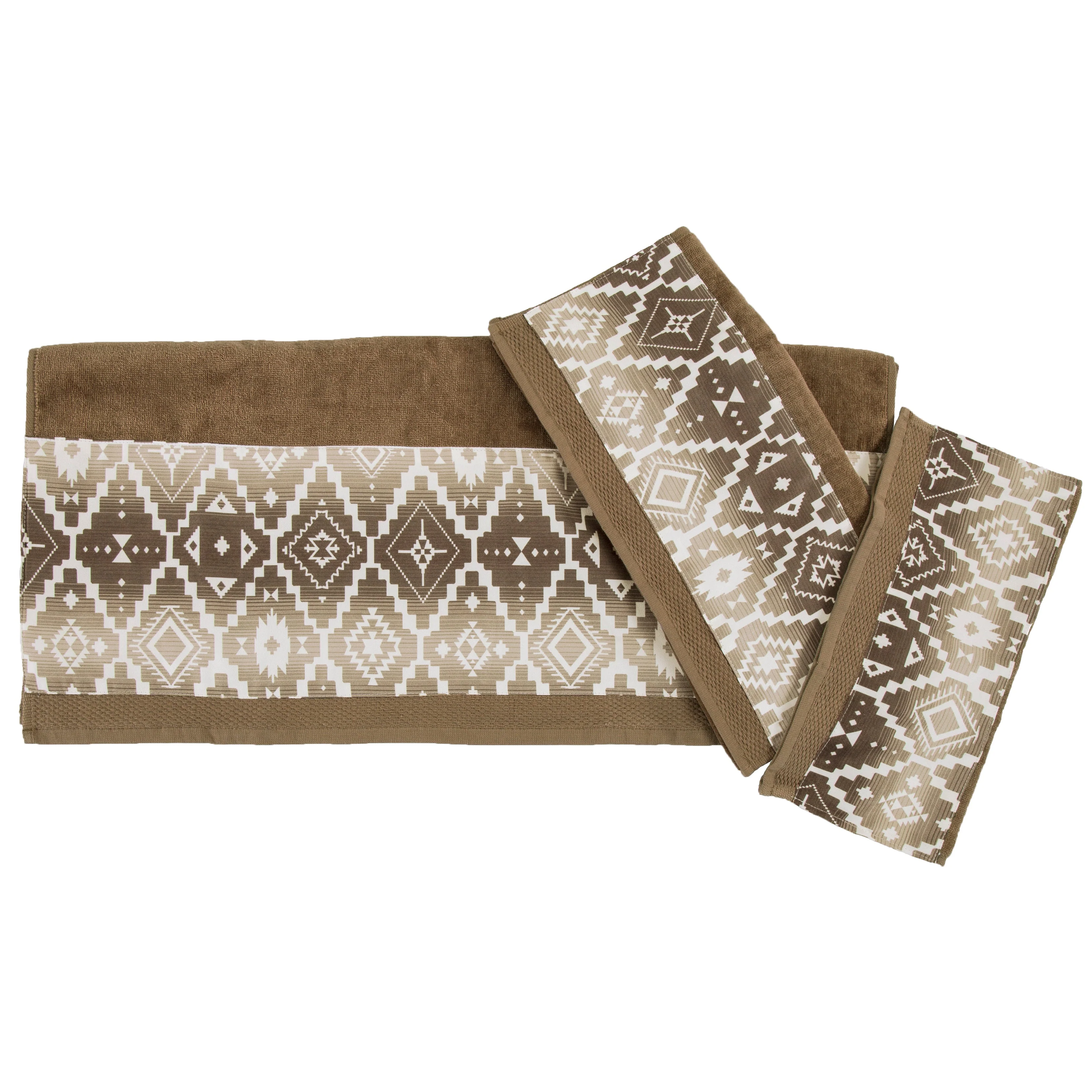 Advanced Chalet Aztec Towel Set 3 Pc User-Friendly
