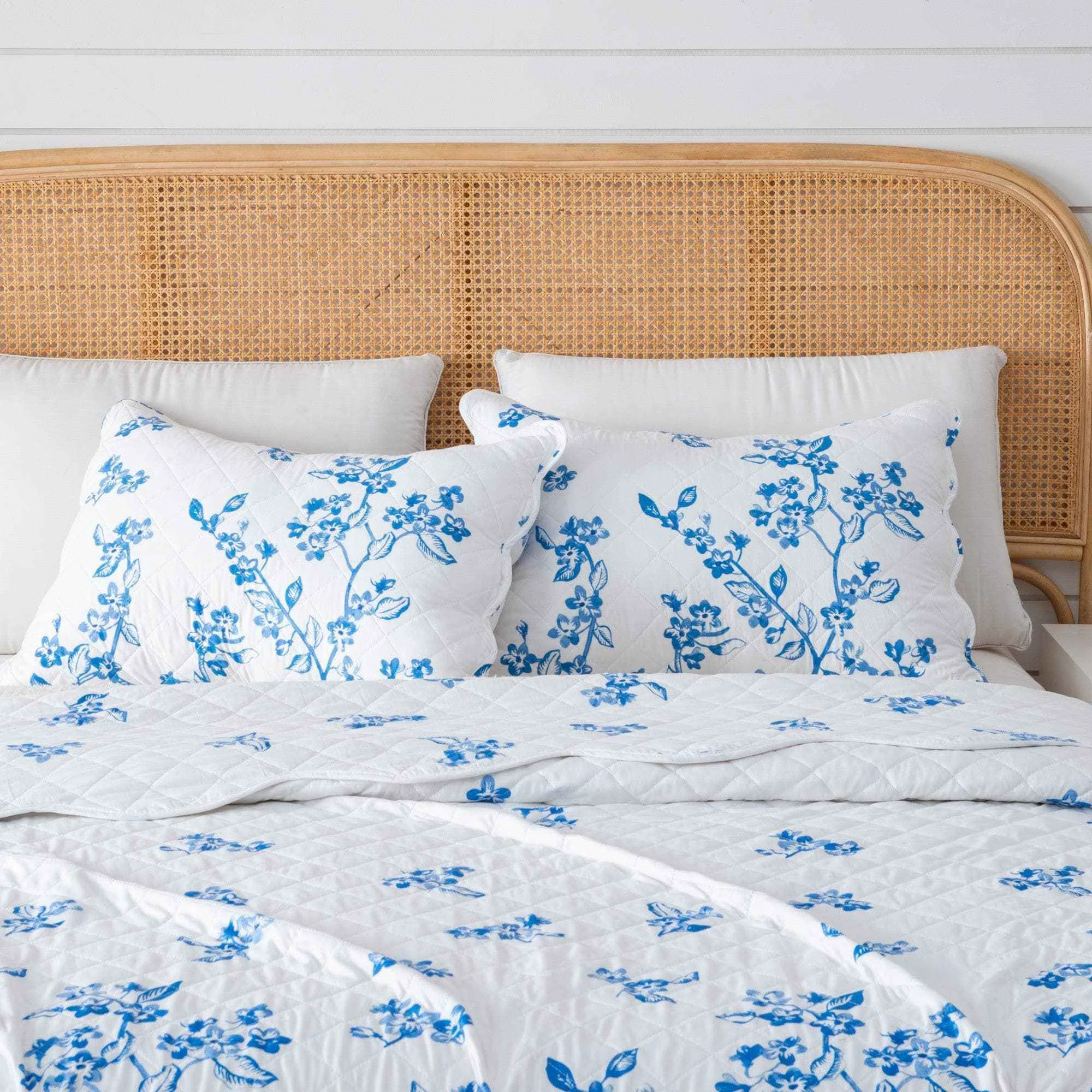 Genuine 3-Piece Floral Quilt – Raelynn Collection Sustainable
