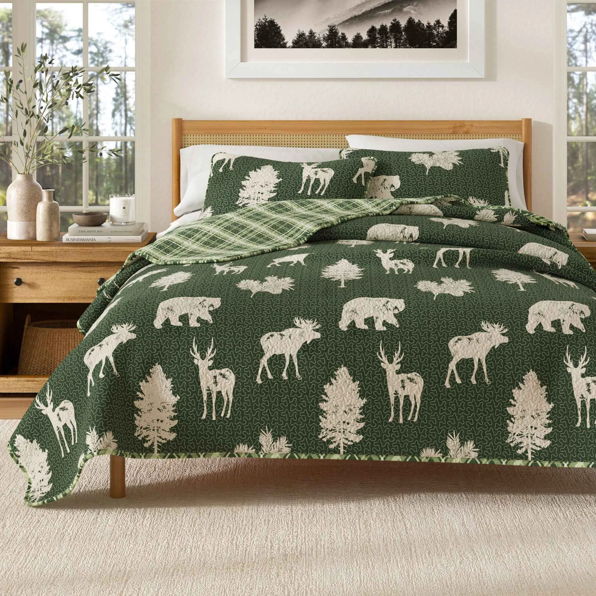 Exceptional 3-Piece Lodge Quilt – Rio Ridge Collection First-Class