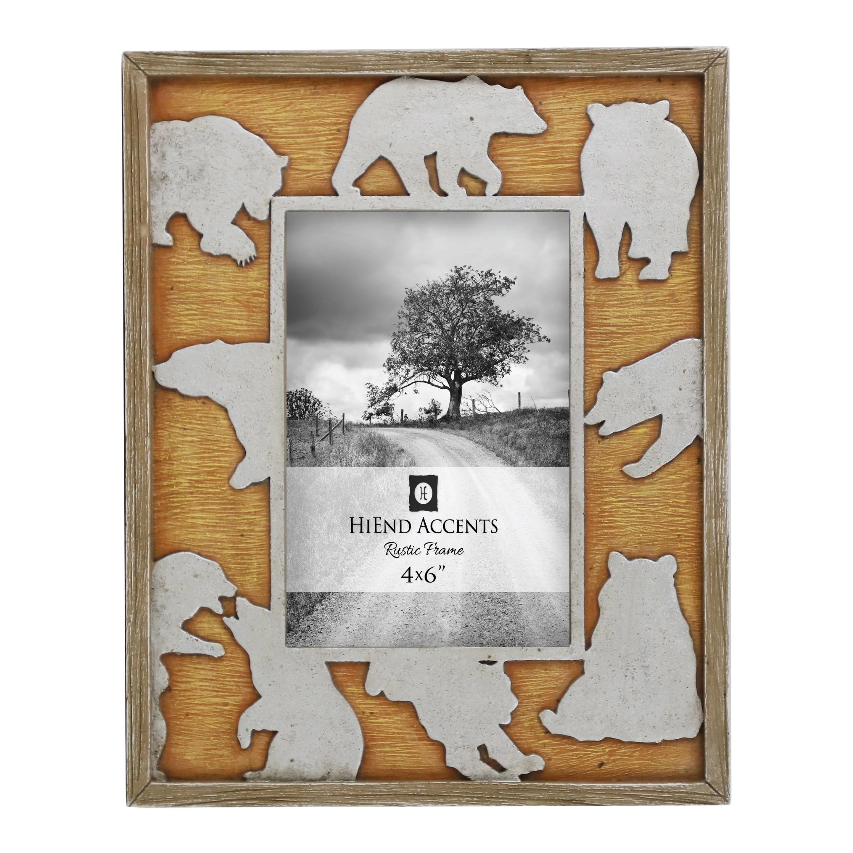 Elite Bear Cutout Picture Frame Enhanced
