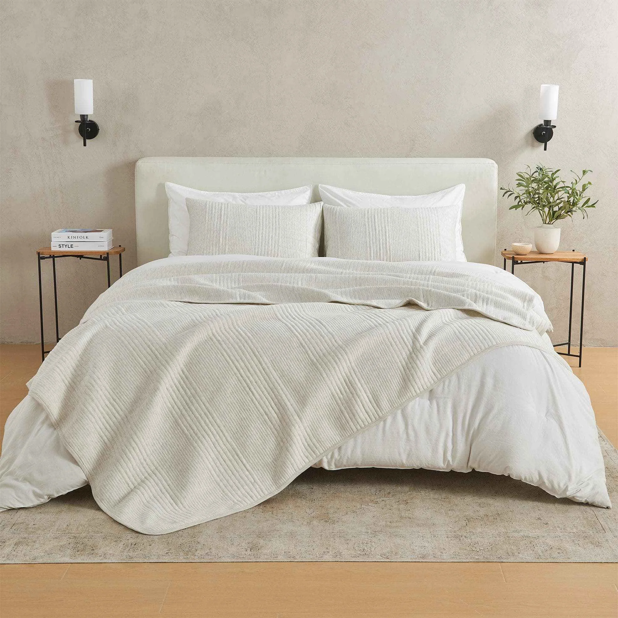 Practical 3 Piece Jersey Knit Quilt Set - Natalie Collection Certified