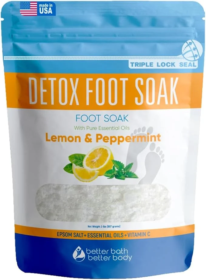 Premium Detox Foot Soak Salts 32 Ounces High-End