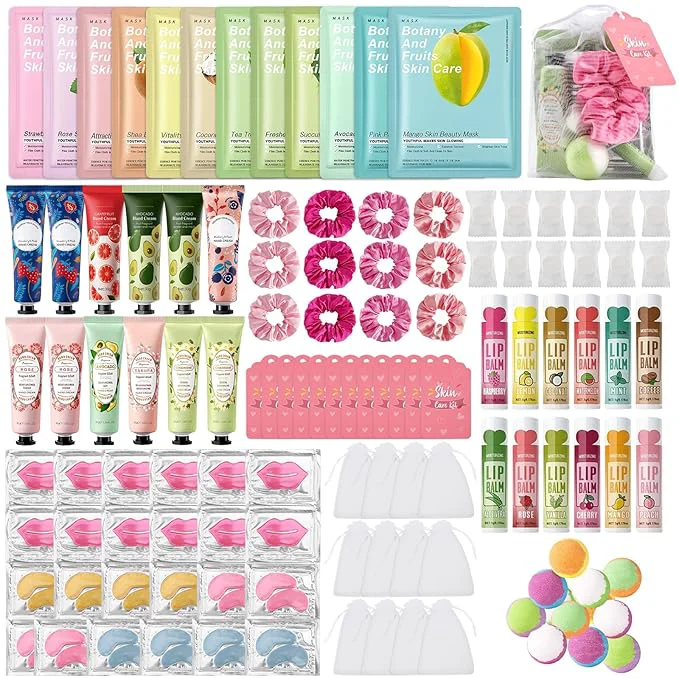 Verified 120PCS Spa Party Supplies for Girls Include Facial Masks Lip Mask Under Eye Prestigious