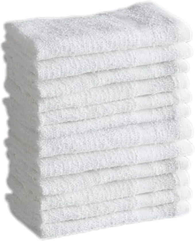 Specialty QUBA LINEN Cotton Washcloth Set – Soft Absorbent Face Towels Healthy