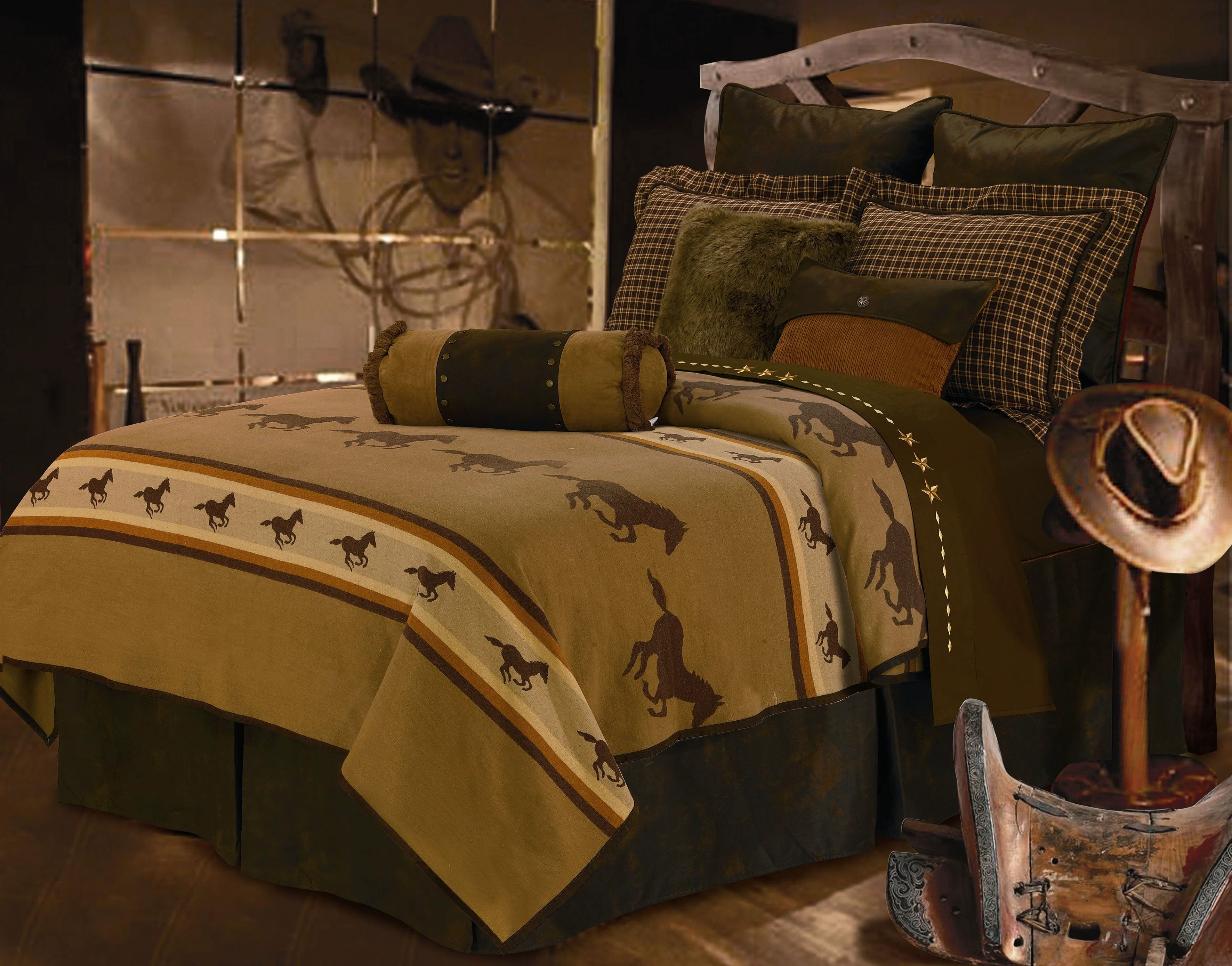 Modern Ocala 2 Bedding Set 3 Pc Selected