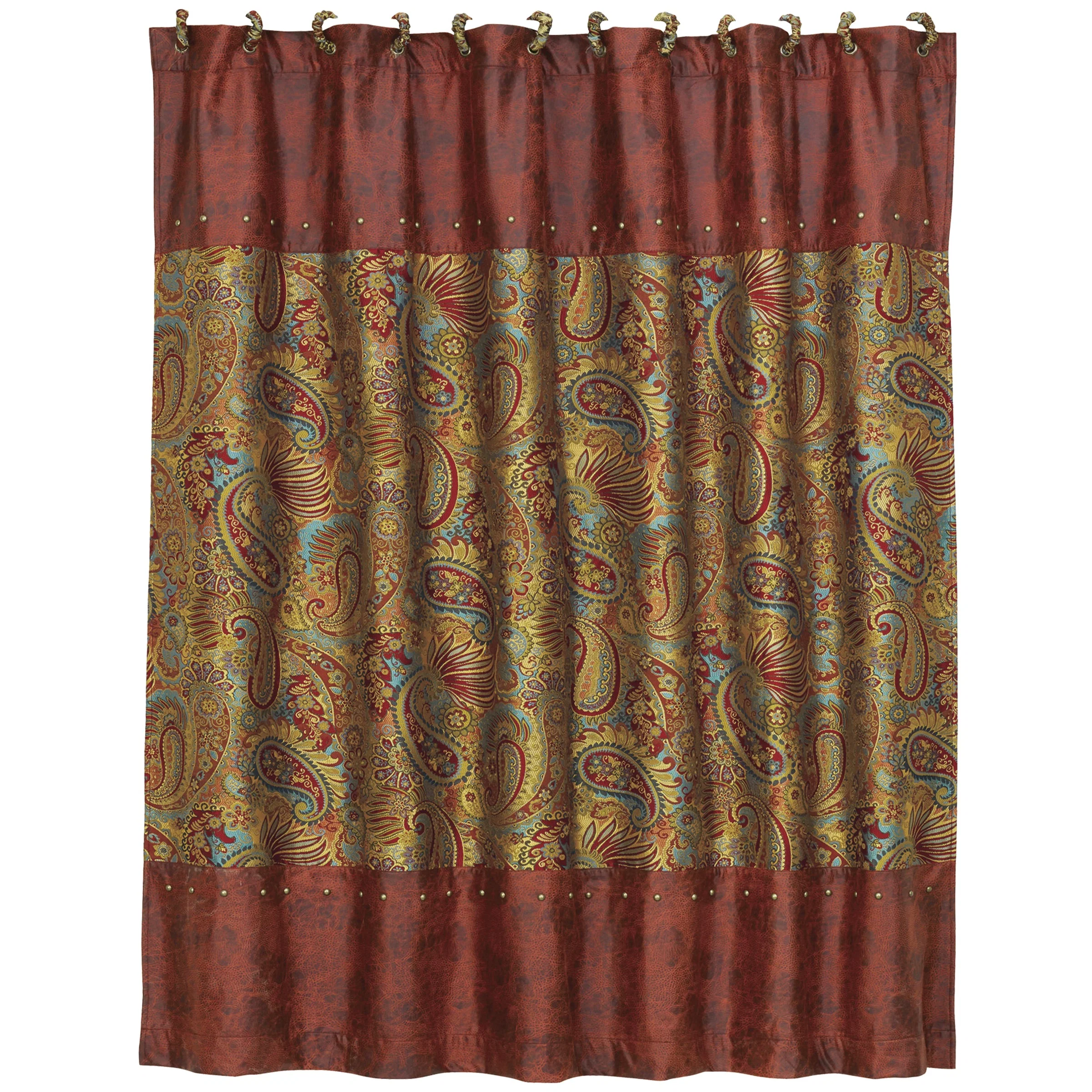 High-Performance San Angelo Paisley Shower Curtain Crafted