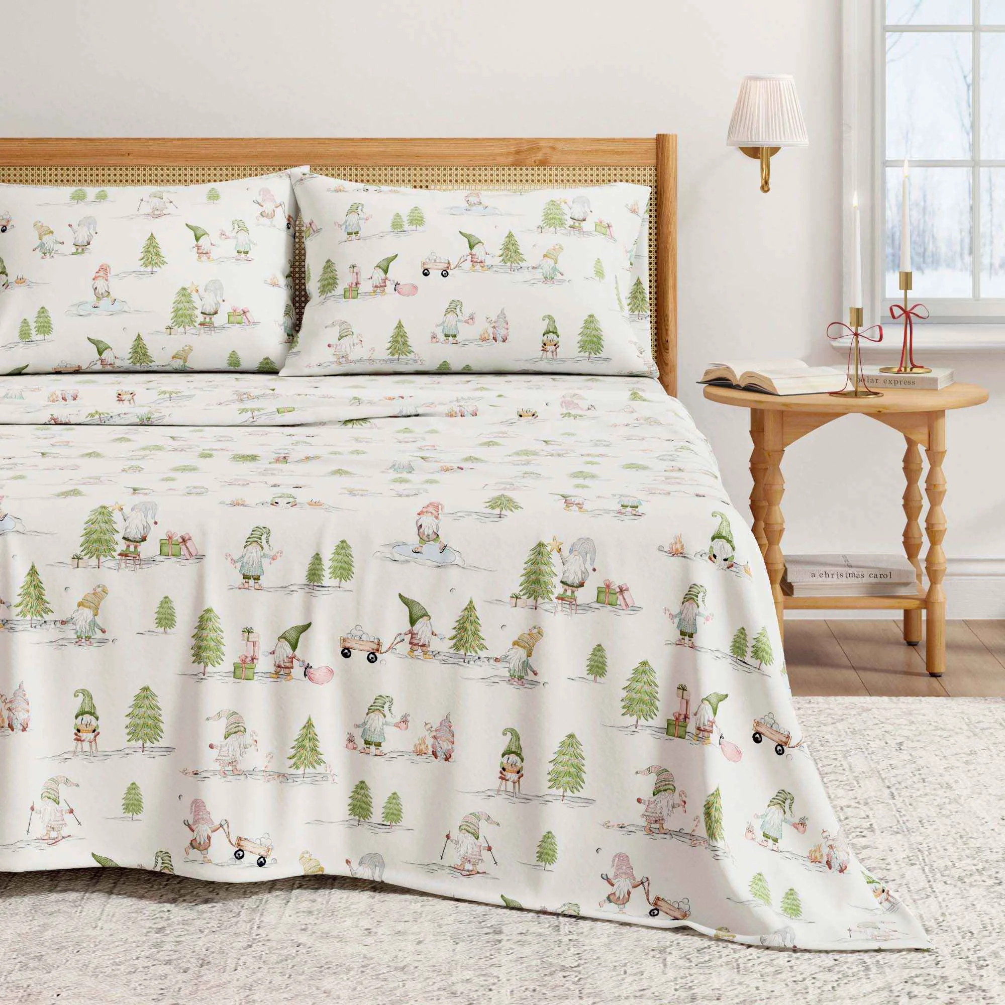 Official Turkish Cotton Flannel Sheet Set – d Holiday Collection Quality