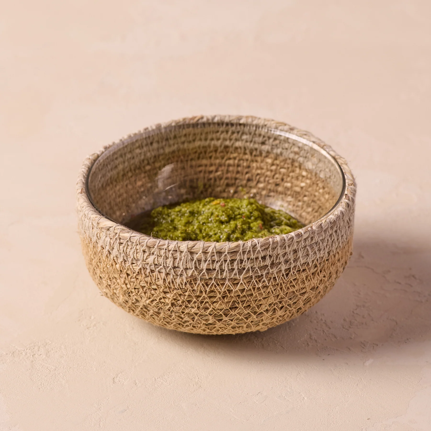 Fast Hydra Woven Seagrass Bowl Grey Consistent