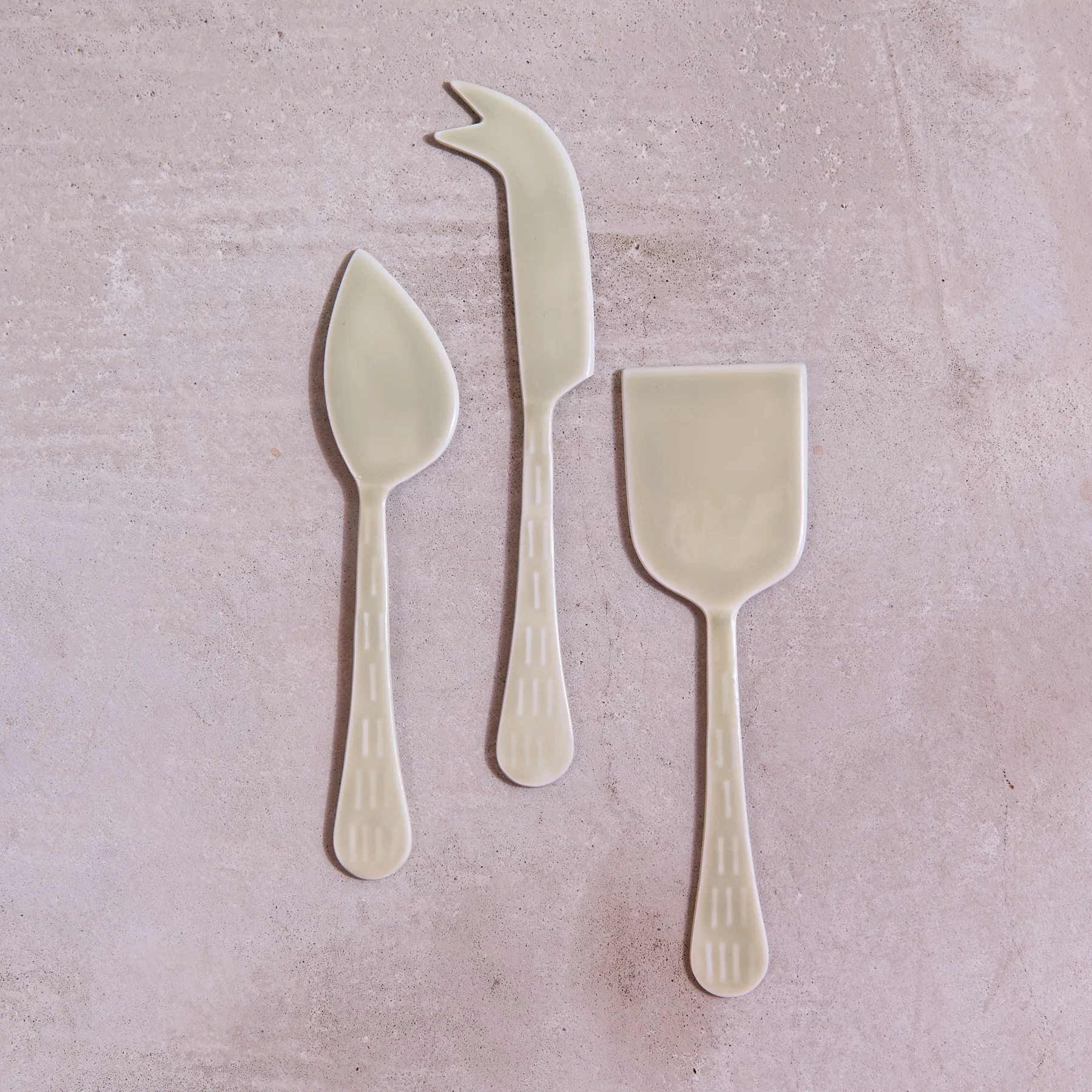 First-Class Nera Light Green Cheese Set of 3 Exclusive
