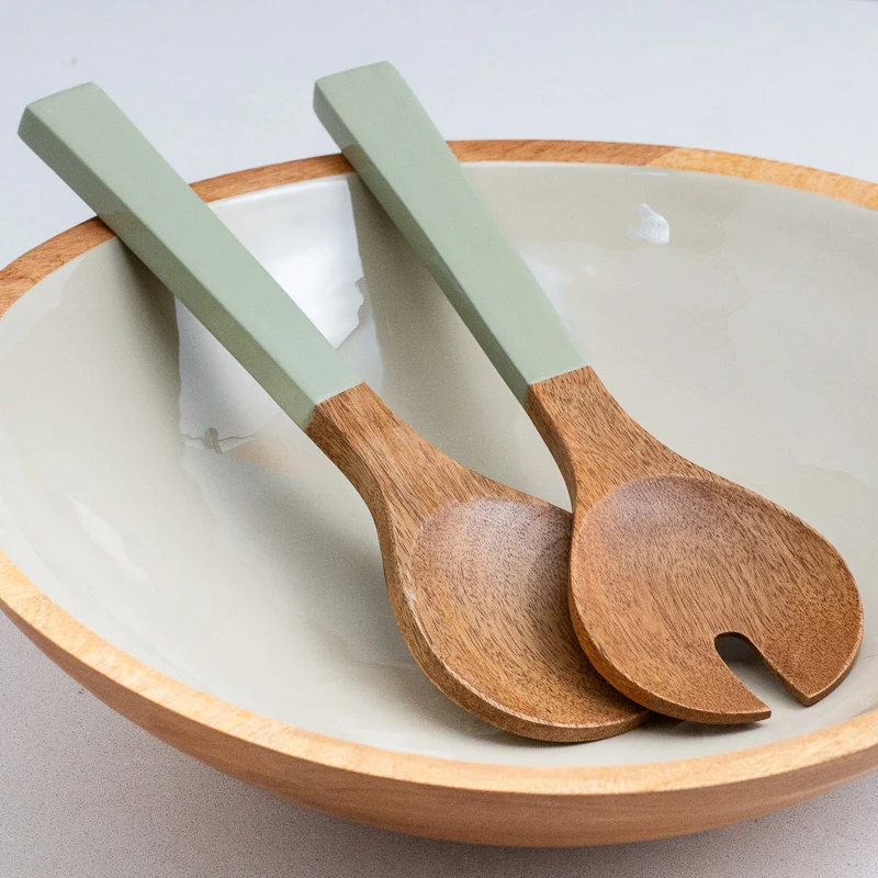 Elite Madras Serving Set Sage Outstanding