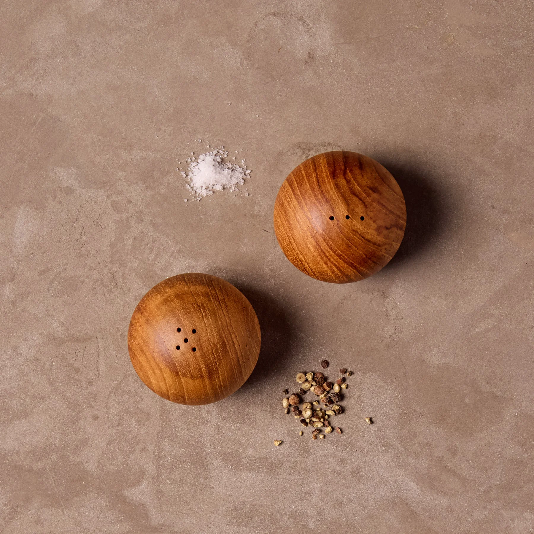 Practical Teak Salt amp Pepper Shaker Set Solid