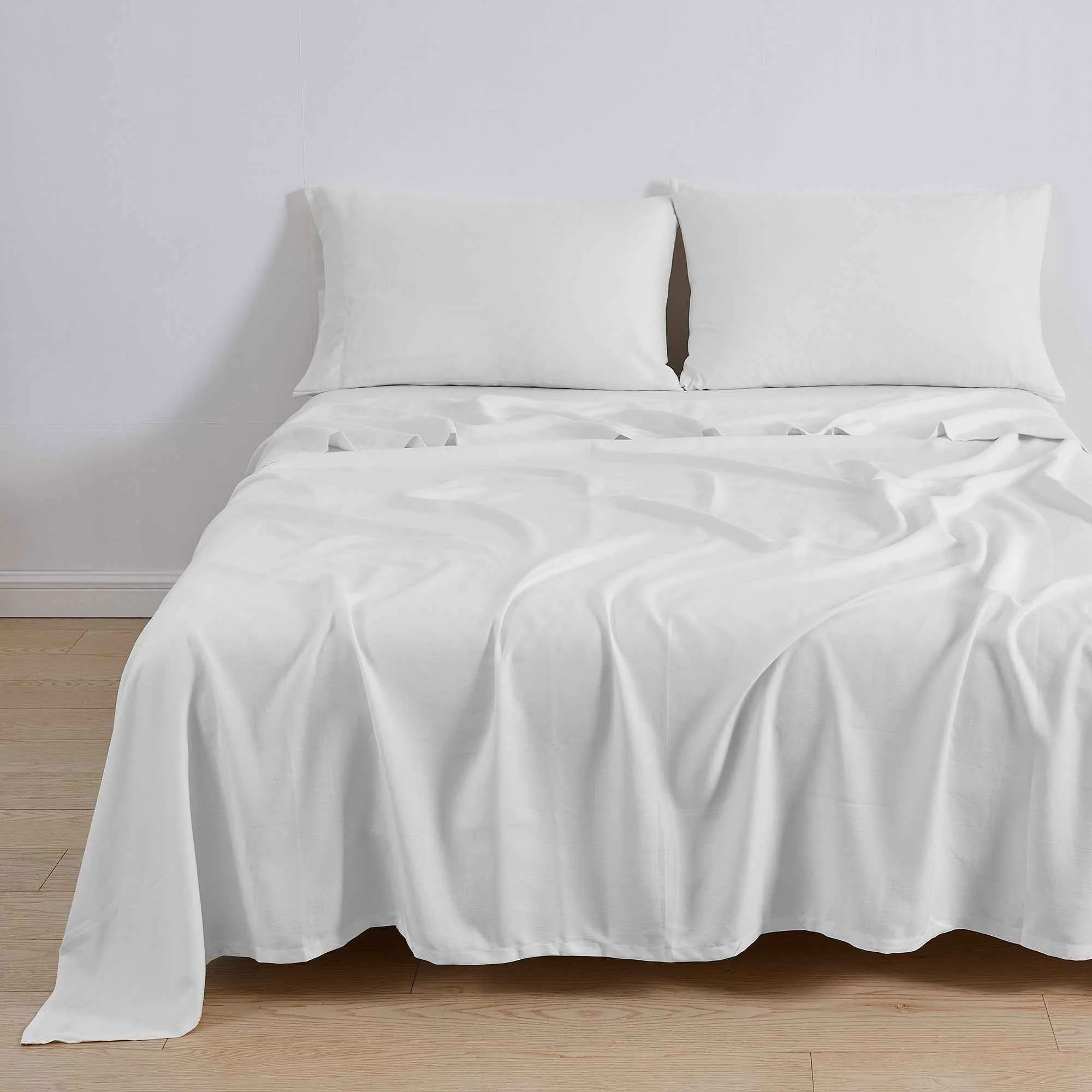 Enhanced TENCEL™ Lyocell amp Linen Blend Sheet Set – Magdalena Collection Certified