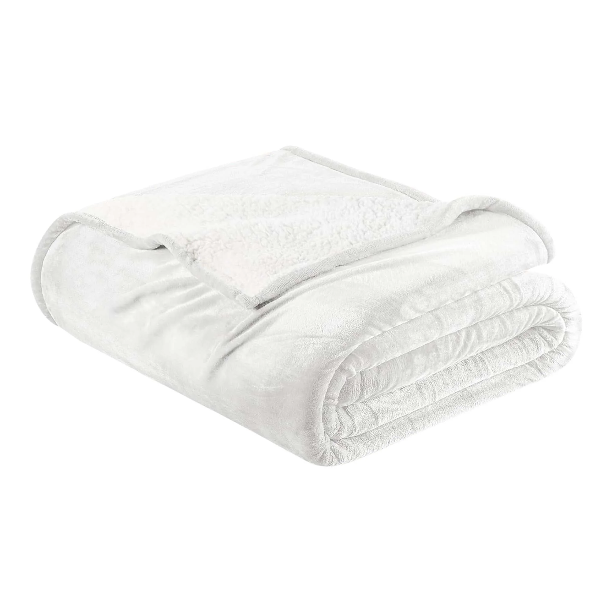 Unique Velvet Plush Sherpa Bed Blanket – Sherpa Fleece Collection Durable