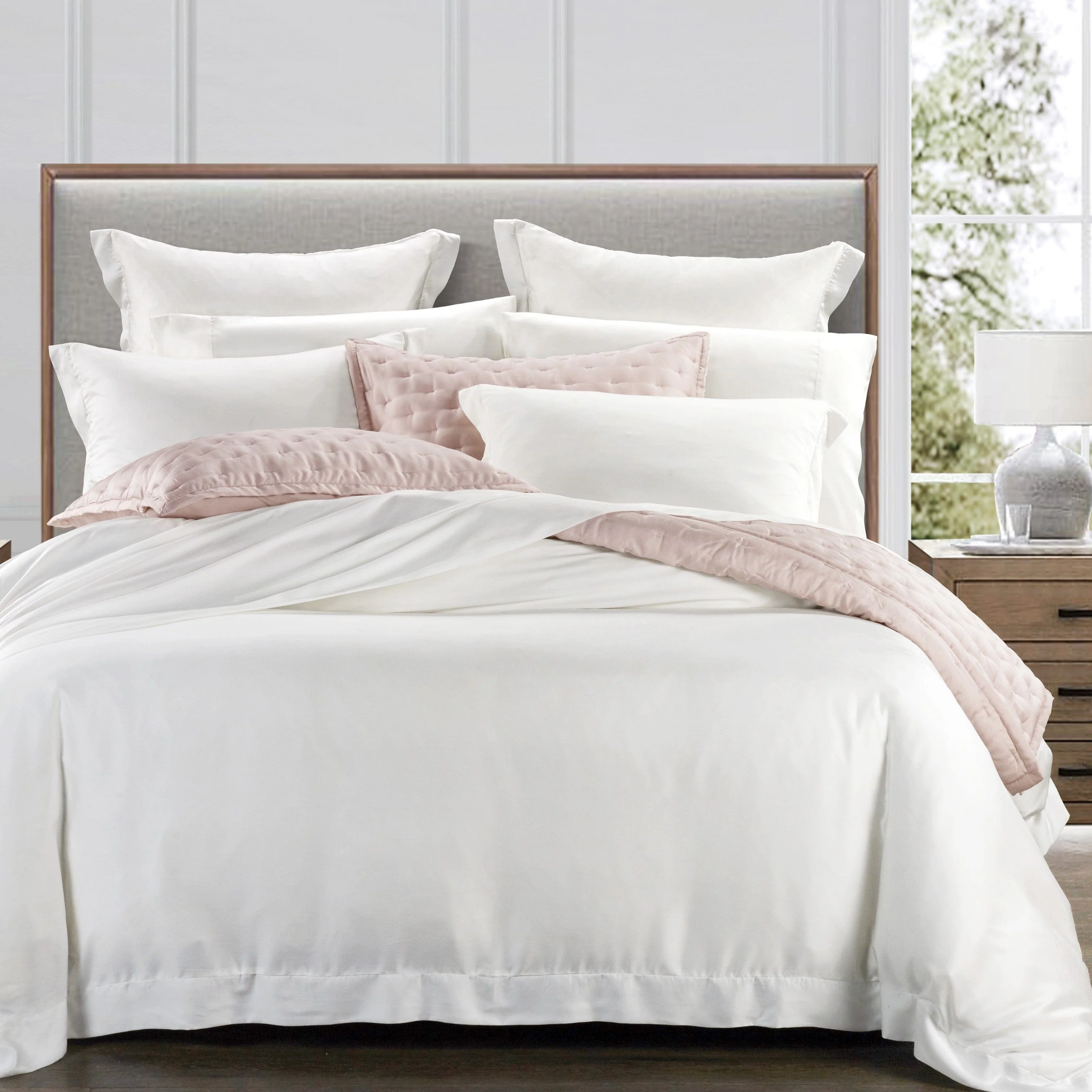 Authentic Eucalyptus Pintuck Quilt Set 3 Pc High-Performance