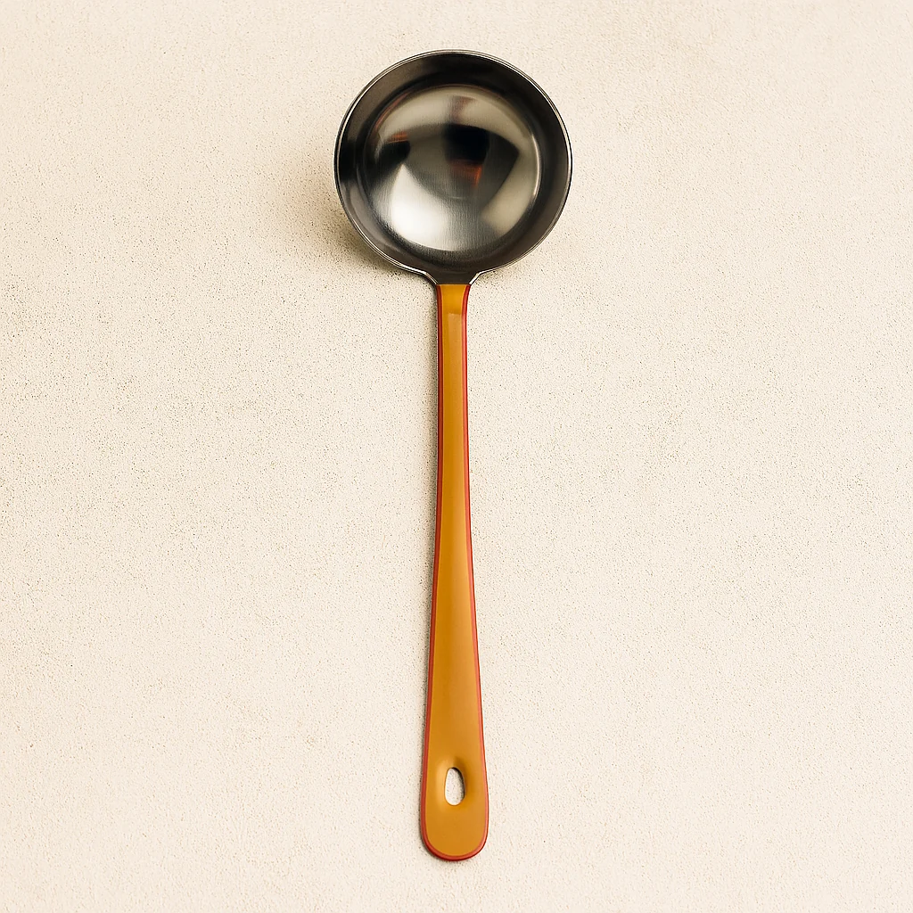 Fine Harlow Bright Ladle With Stainless Steel Head Tamarind Innovative