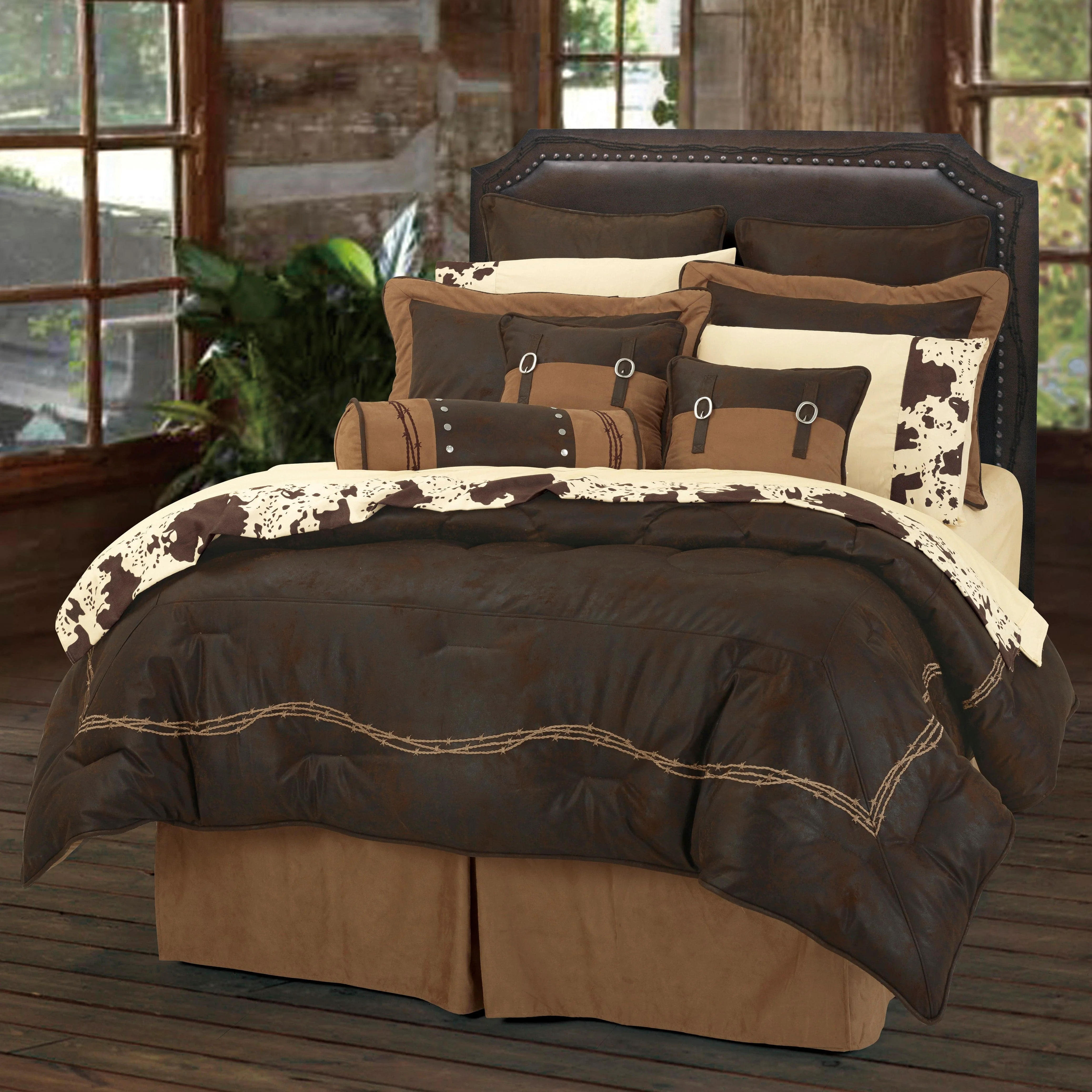 Fashionable Barbwire Comforter Set 7 Pc Convenient
