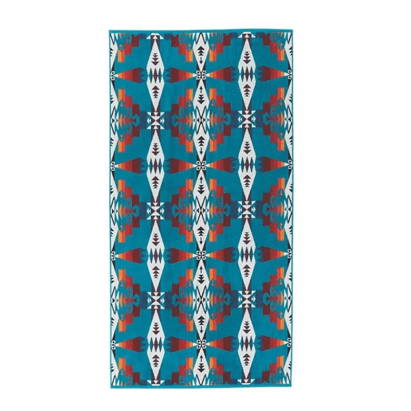 High-Grade Tucson Turquoise Oversized Spa Towel Secure