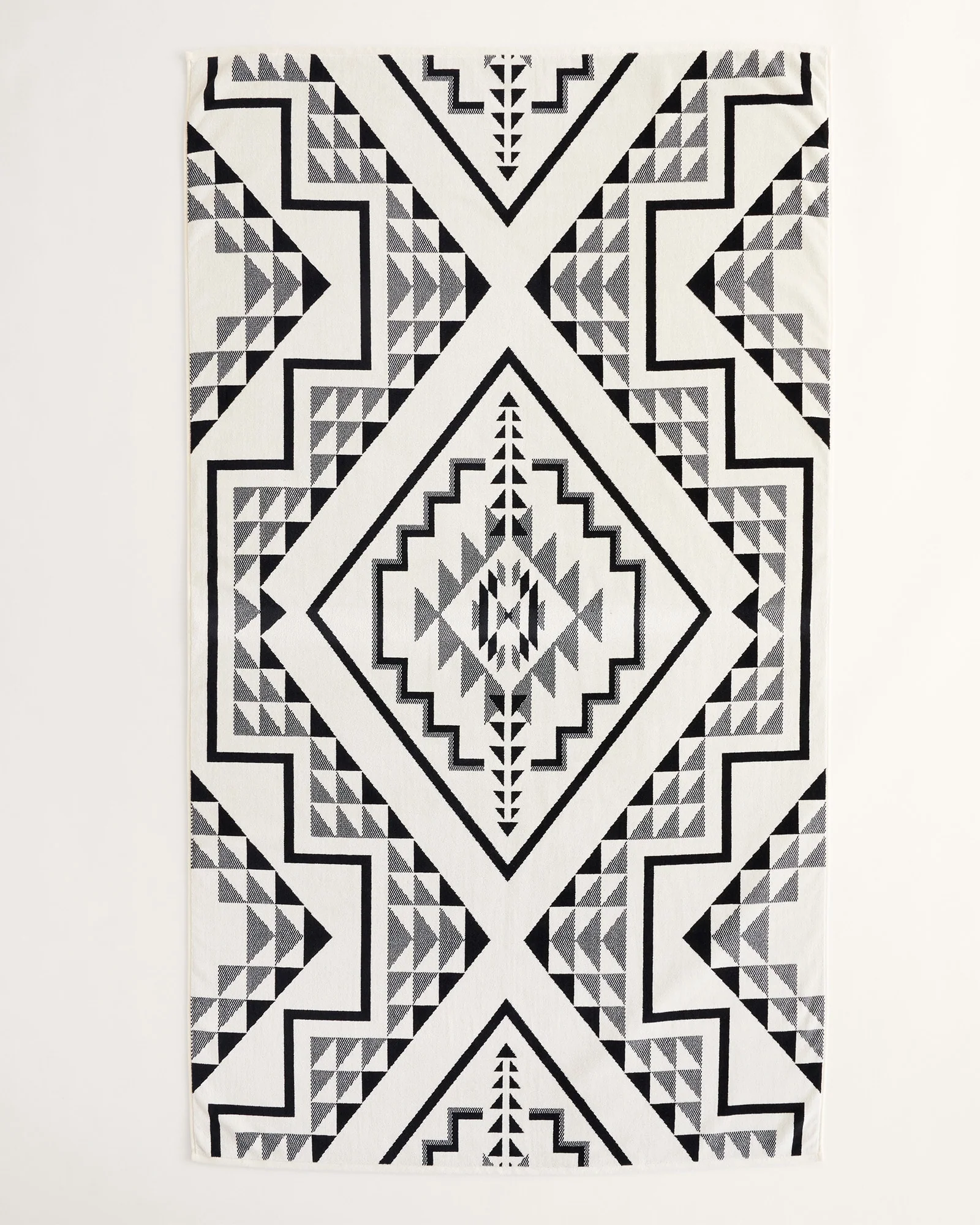 Original Oxbow Spa Towel Black amp White High-End