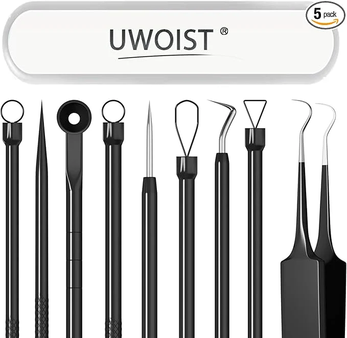 High-Performance Blackhead Remover Tools Pimple Popper Tool Kit Comedones Extractor Acne Contemporary