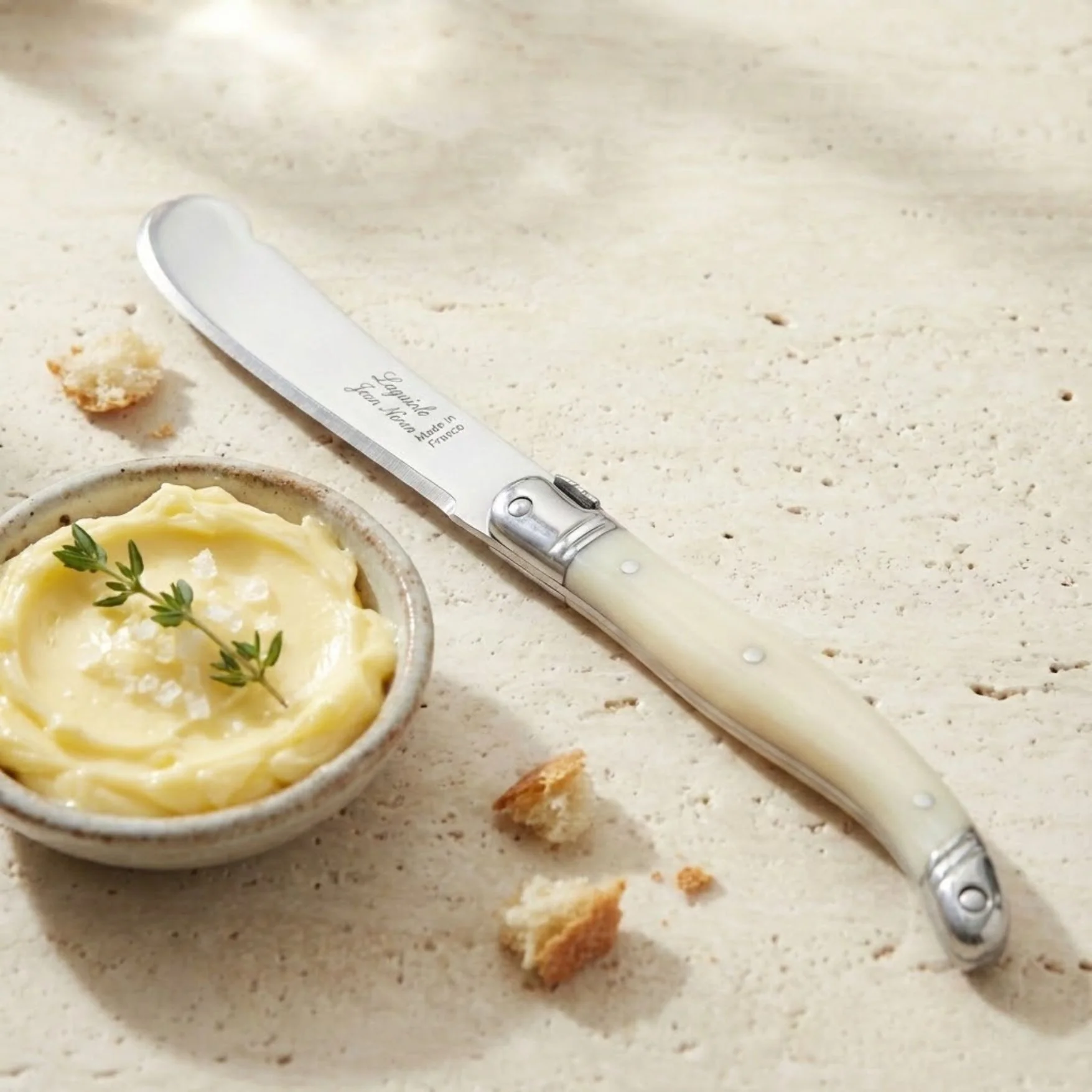 Enhanced Laguiole Large Spreader Ivory Innovative