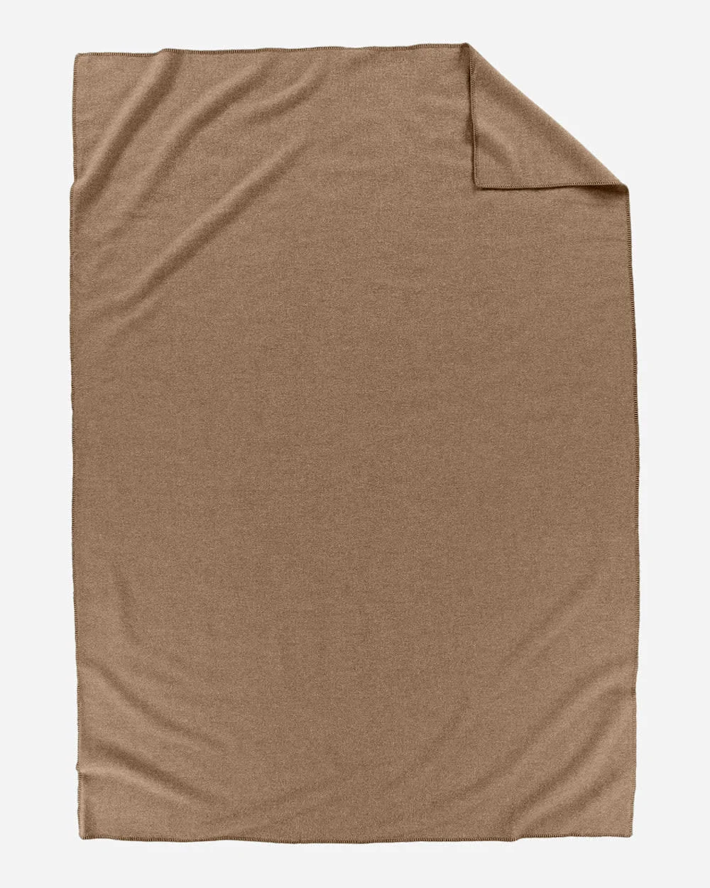 Specialty Eco-Wise Wool Solid Blanket Camel Heather Artisan