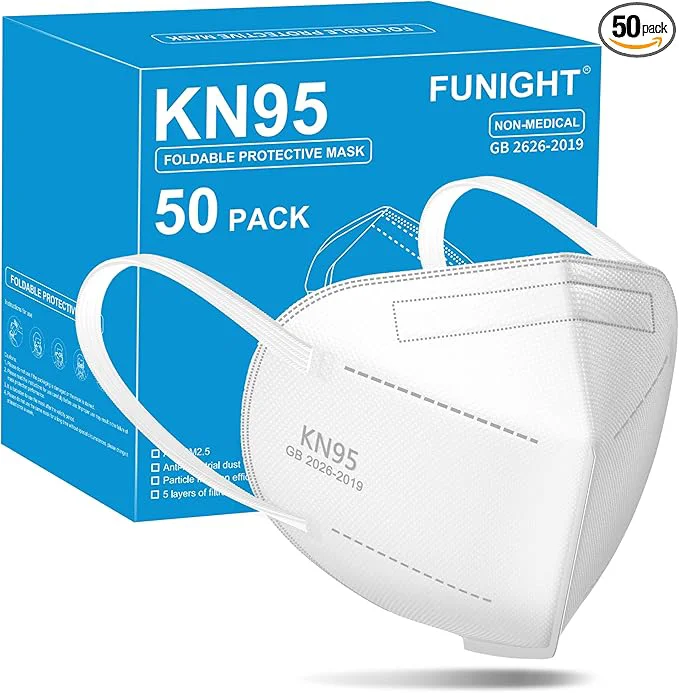 Traditional Funight KN95 Face Mask 5-Ply Breathable Filter Efficiency≥95 Protective Cup Sustainable