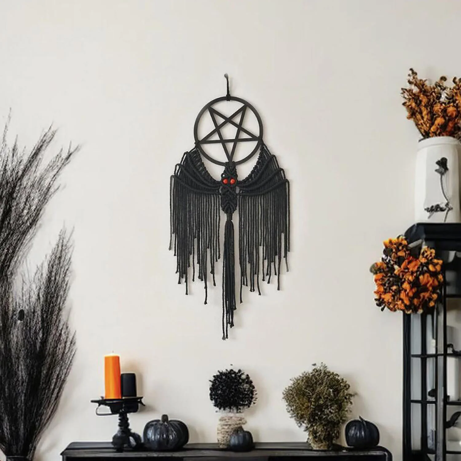 Healthy Ownkoti Pentagram Bat Wall Hanging Certified