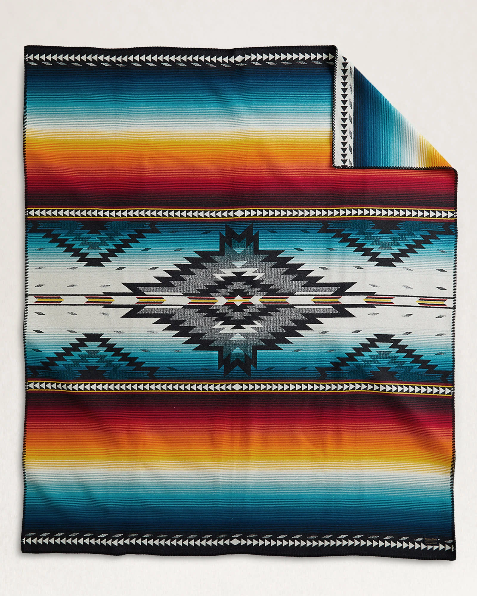 Comfortable Saltillo Sunset Blanket Excellent