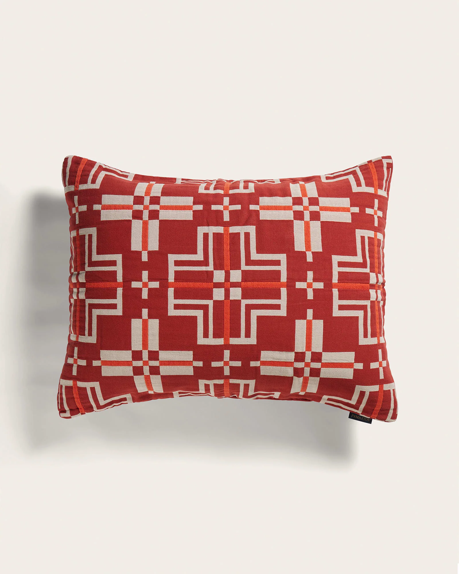 Clean San Marcos Persimmon Matelesse Sham Expertly Made