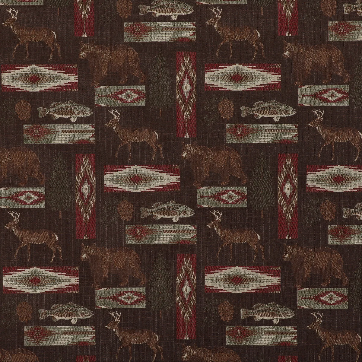 Enhanced Woodland Camp Fabric by the Yard Grade 20 Contemporary
