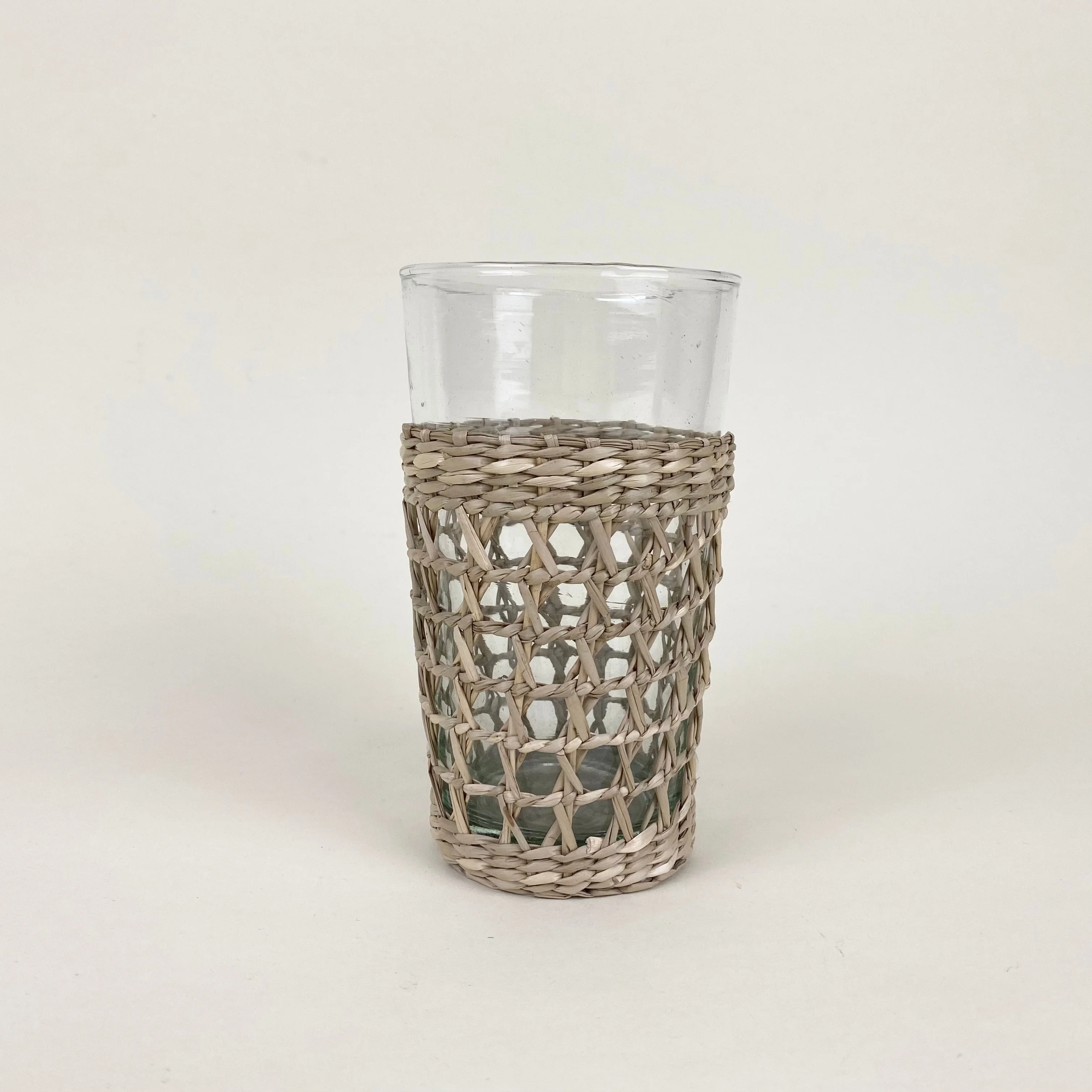 Smart Seagrass Cage Highball Glass Set of 4 Certified