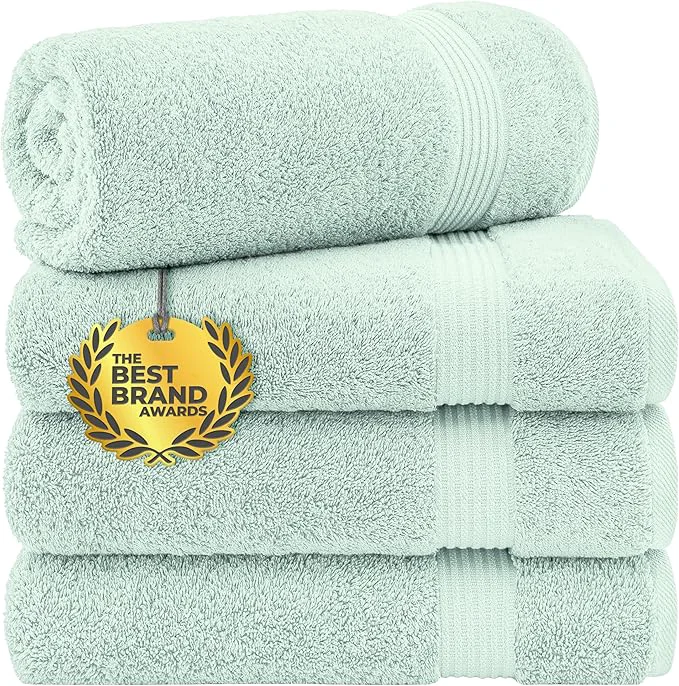 Natural Cotton Paradise 4 Piece Turkish Bath Towels Pure