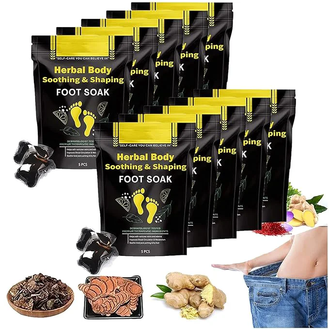 Unique 50Pcs Herbal Detox Cleansing Foot Soak Beads Herbal Detox and Shaping Foot Fashionable