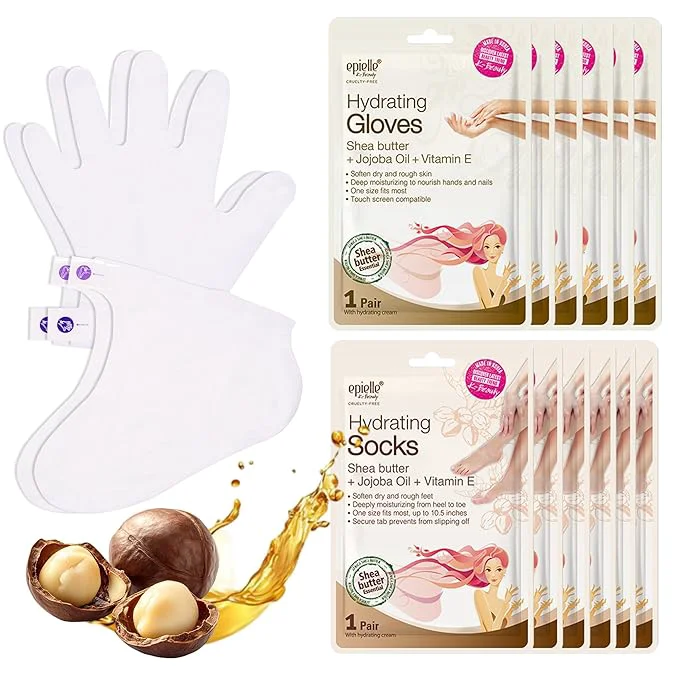 Prestigious Epielle Hydrating Hand Foot Masks Relieve and Soften Dry Overworked Skin Specialty