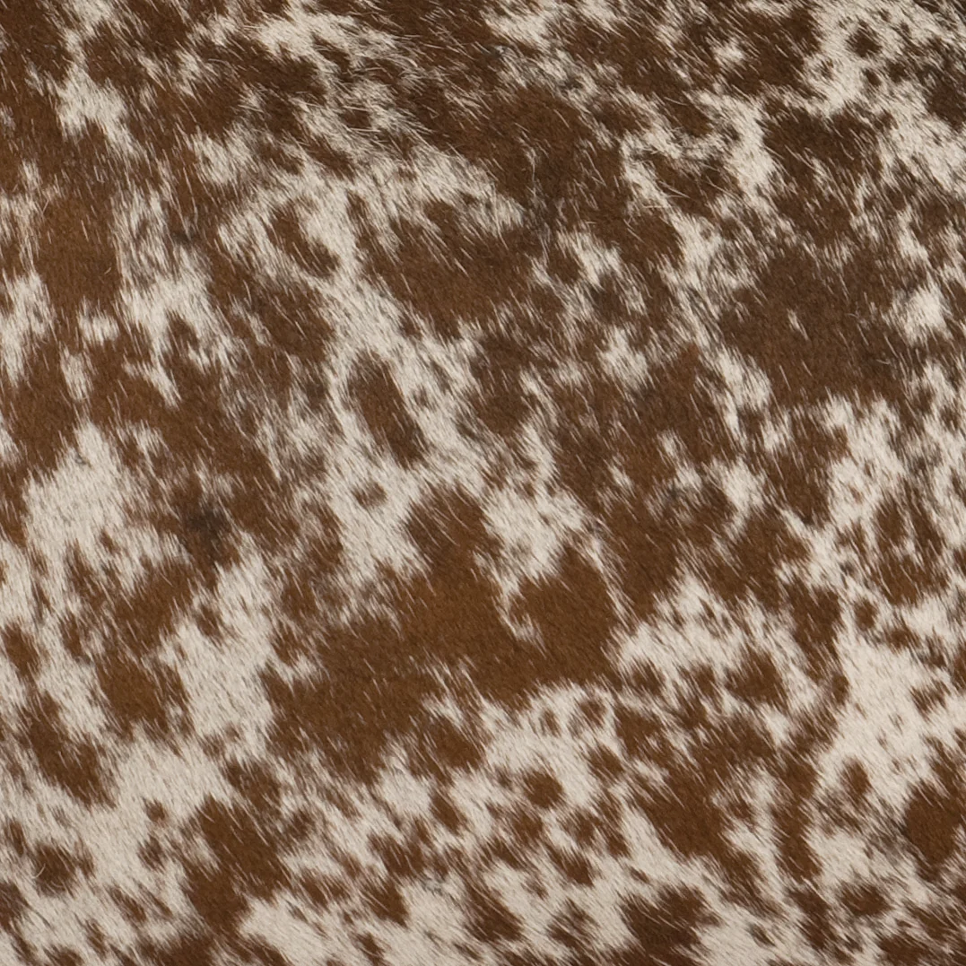 Advanced Speckled Dark Brown Hair on Hide Upgrade Leather by the Square Foot Reliable