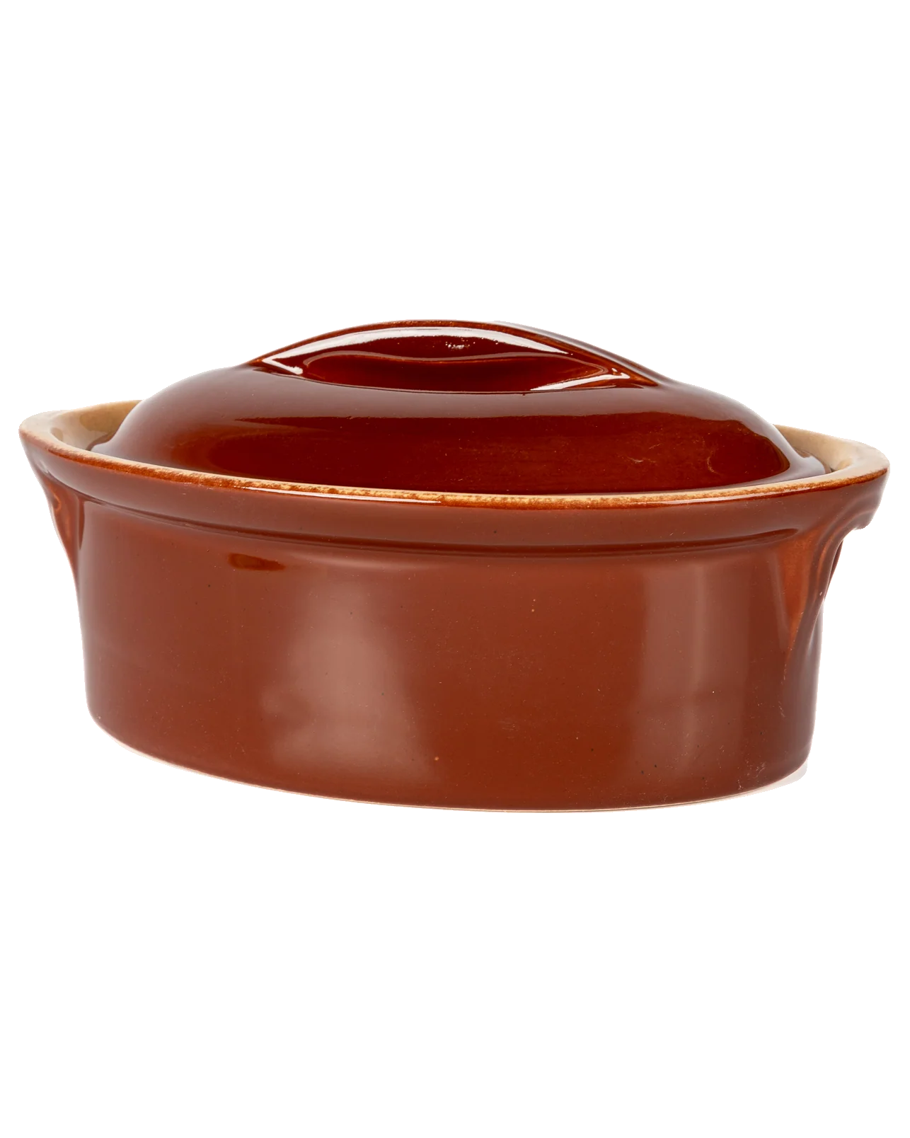 Carefully Designed Vintage Oval Lidded Baking Dish Consistent