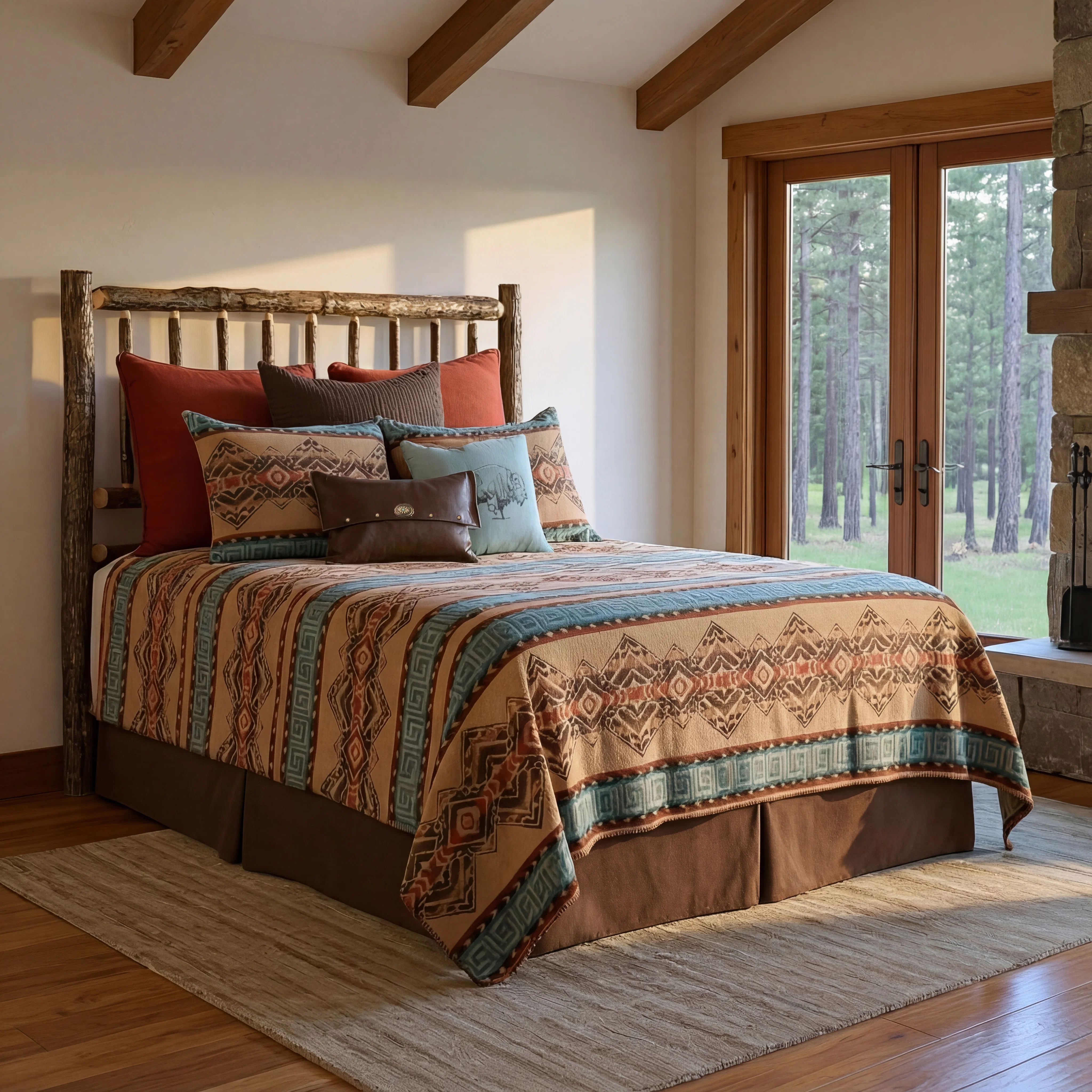 Crafted Bison Ridge III Bedspread Proven