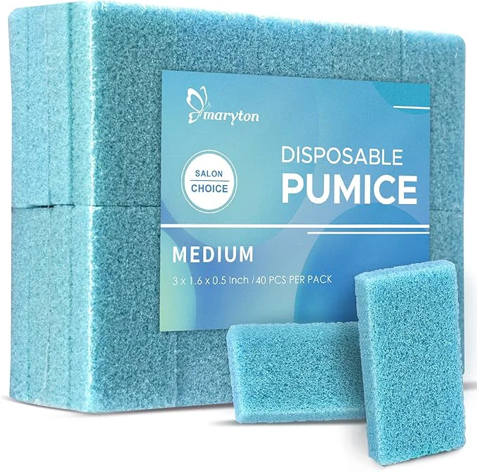 Stylish Maryton Disposable Foot Scrubber Pumice Pads Pedicure Pumice Stone Dead Skin Unique