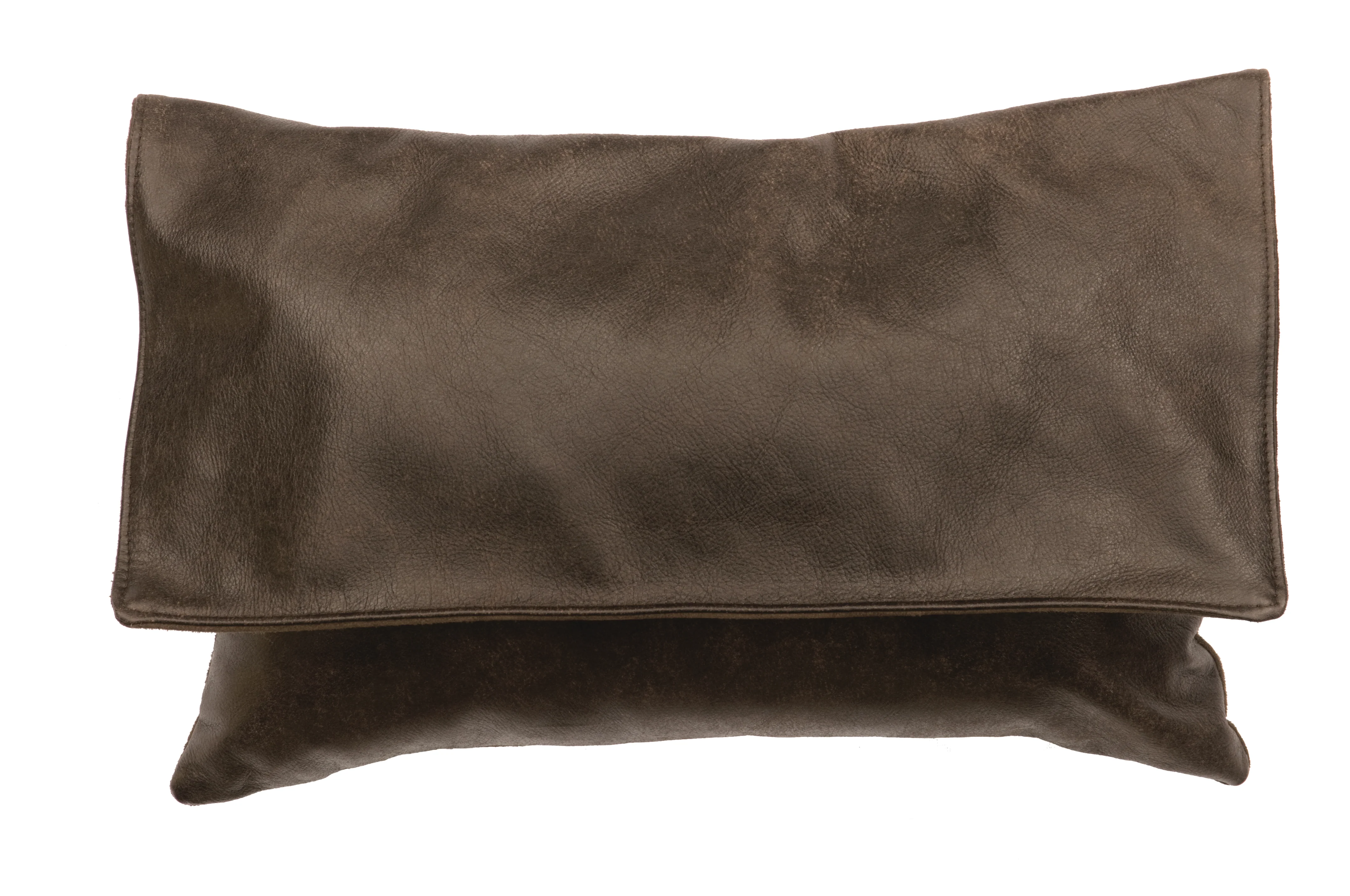 Natural Draught Horse Leather Pillow Trusted