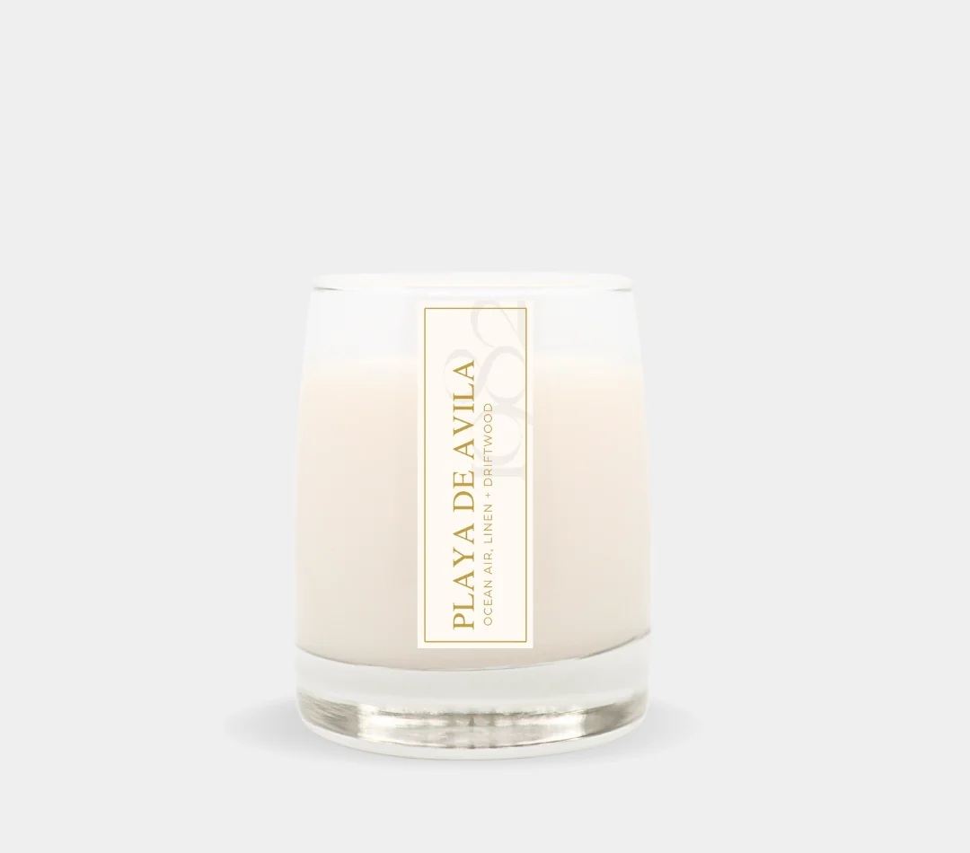 Prestigious Playa De Avila 8.5 oz Single Wick – Notes Soft Driftwood Clean Linen amp Crisp Ocean Air Convenient