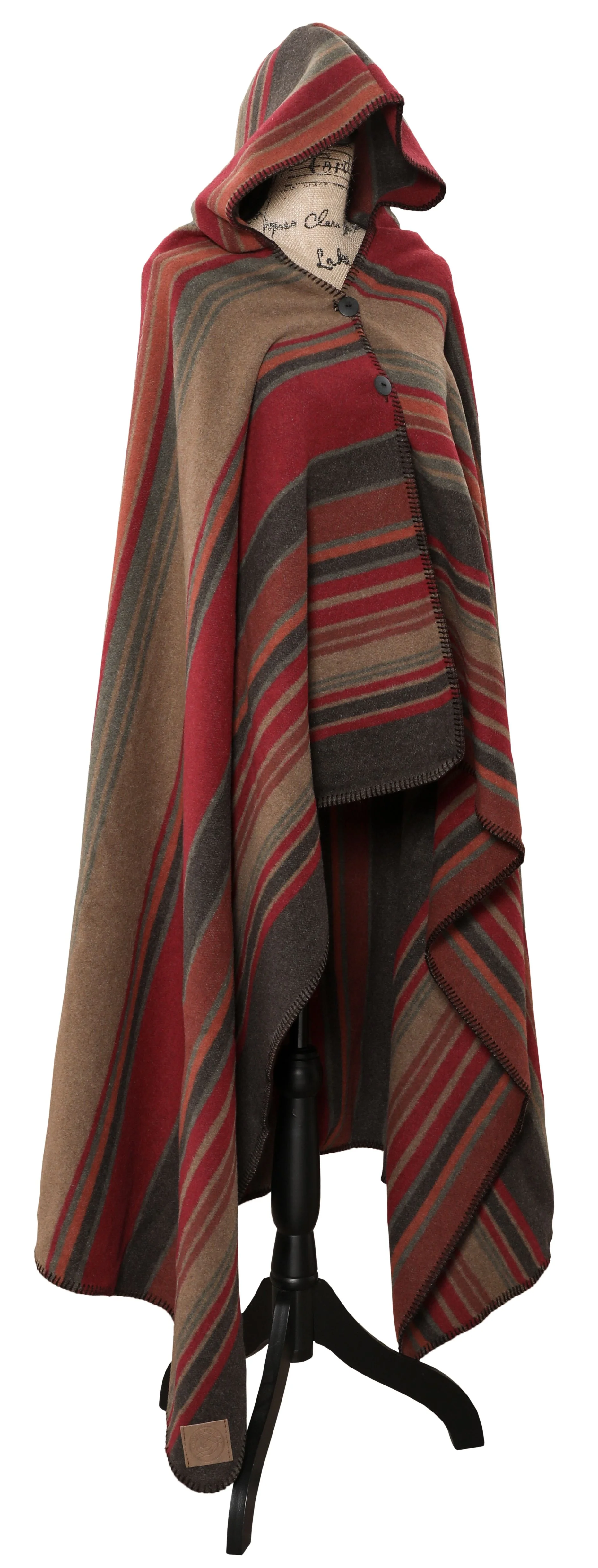 Trendy Hudson Garnet Hooded Throw Premium Material