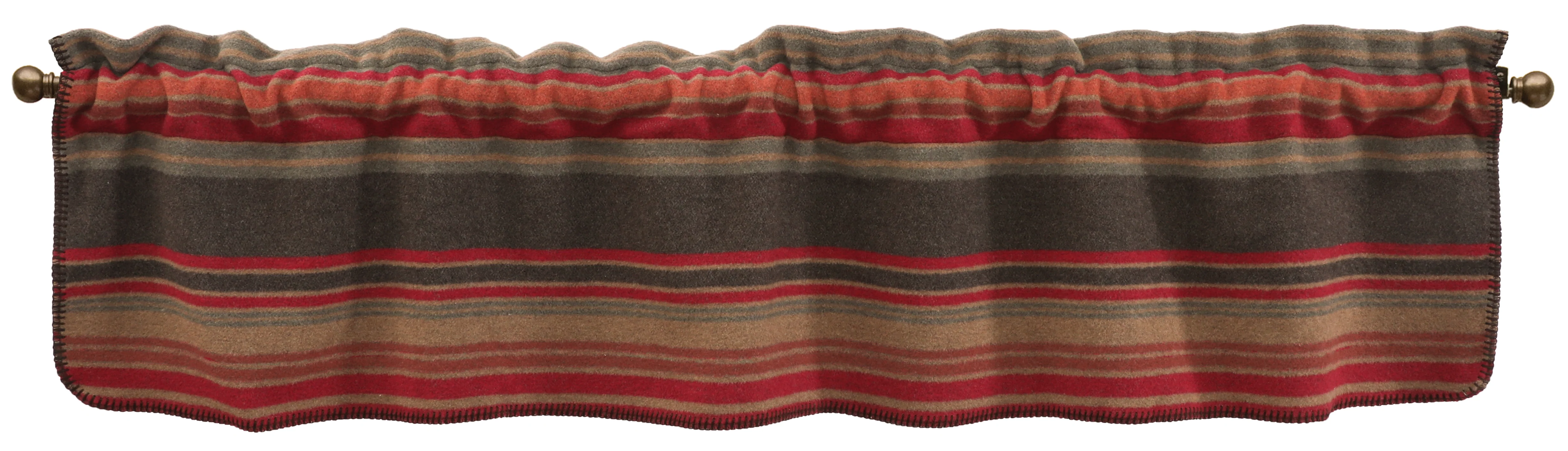 Advanced Hudson Garnet Valance Stylish